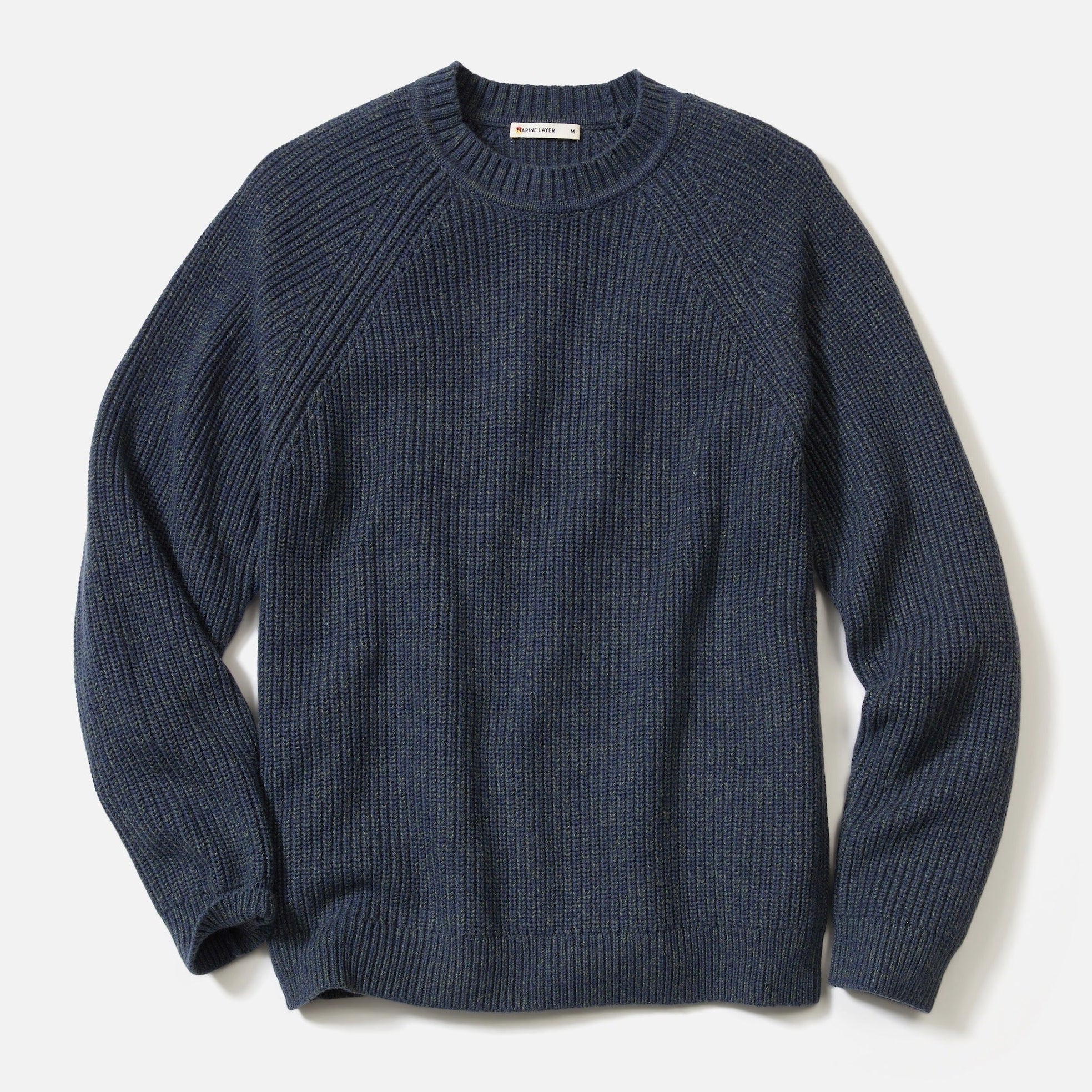 Inverness Crew Sweater - Navy/Green