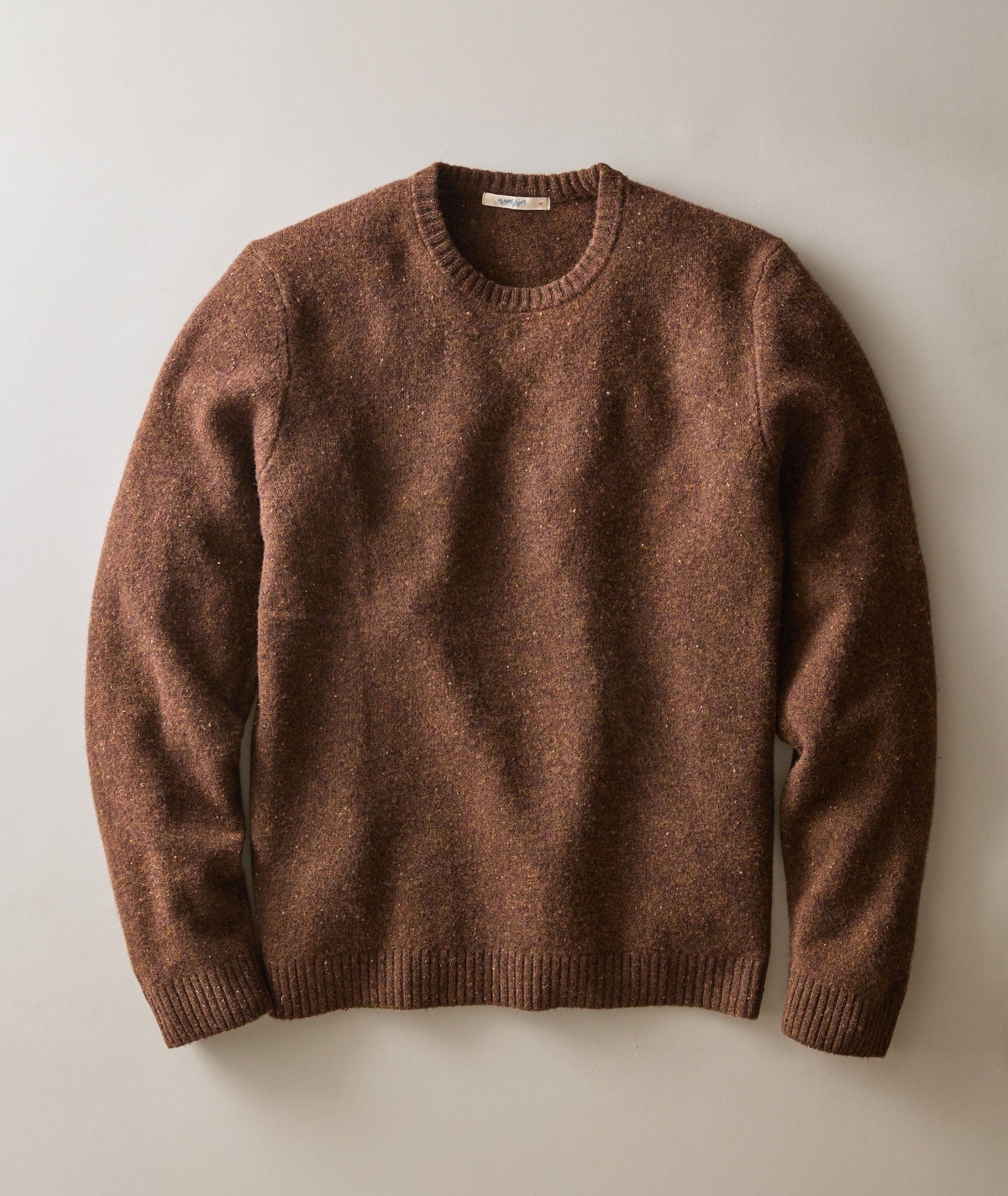 Coastal Merino Crew Sweater - Timber