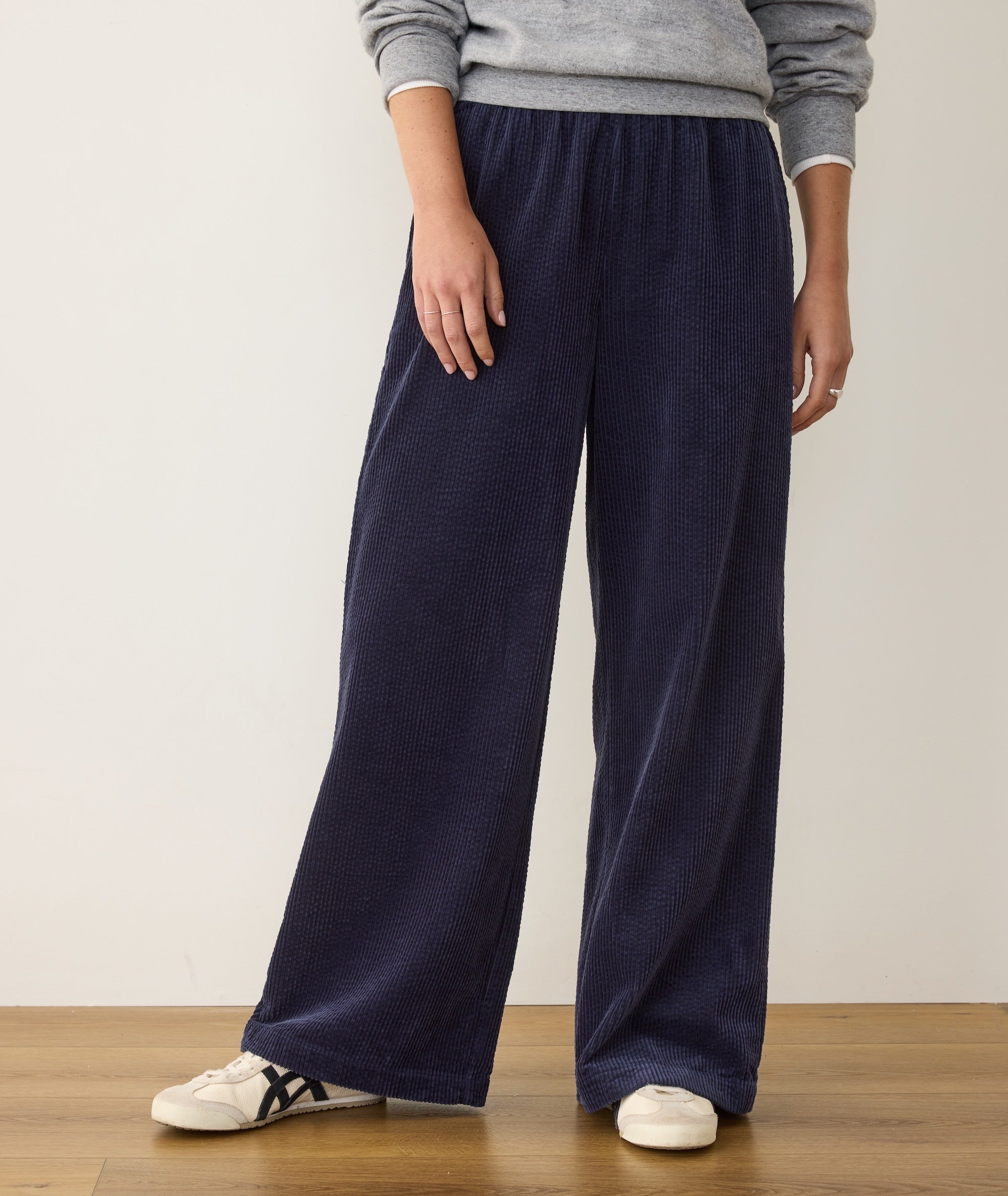 Allison Corduroy Trouser - Navy