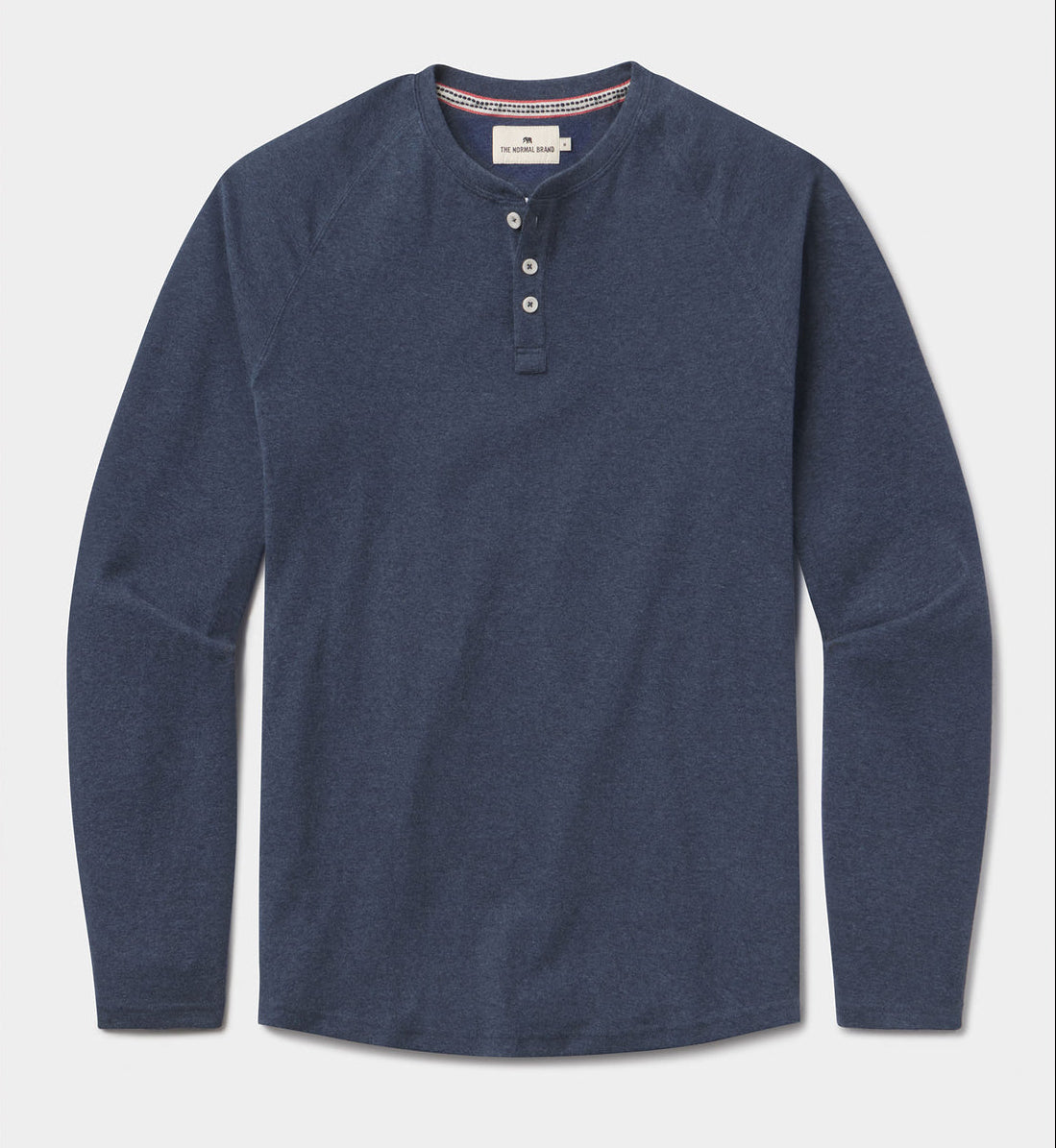 Puremeso Everyday Henley - Indigo Blue