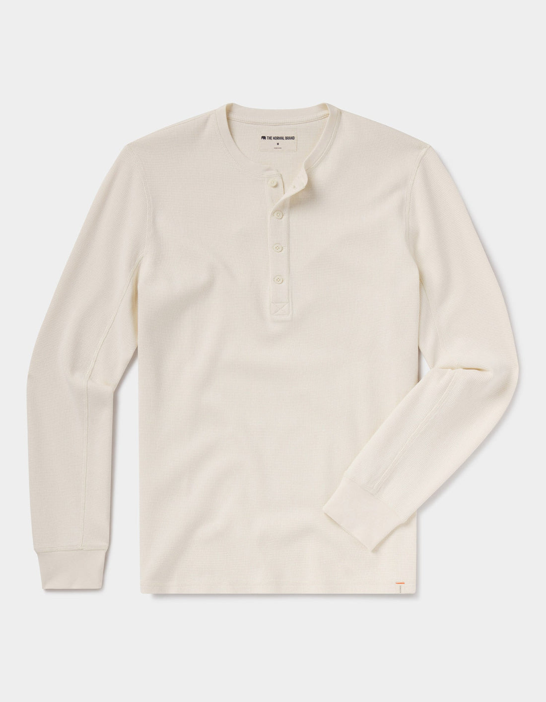 Vintage Thermal Mountain Henley - Ivory