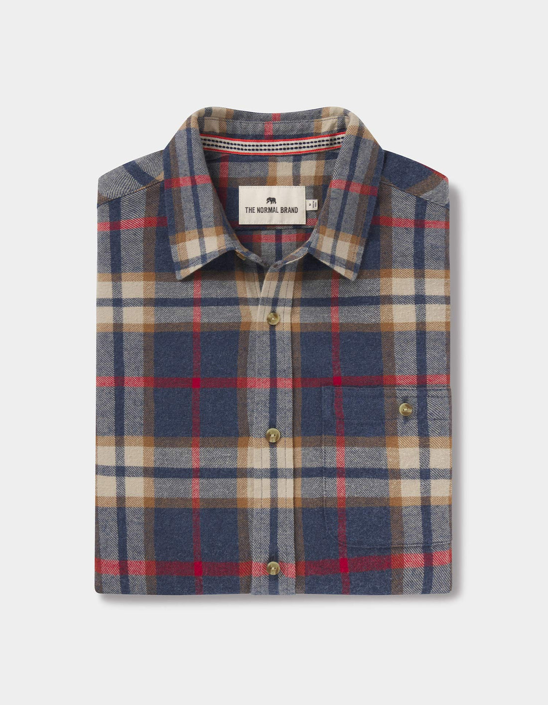 Hudson Double Brushed Flannel - Eventide Plaid