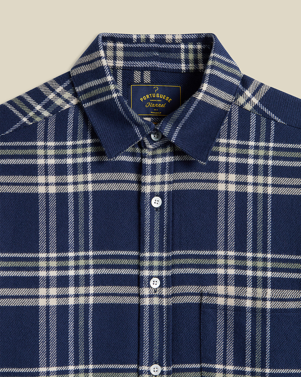 The Front Long Sleeve Shirt - Navy