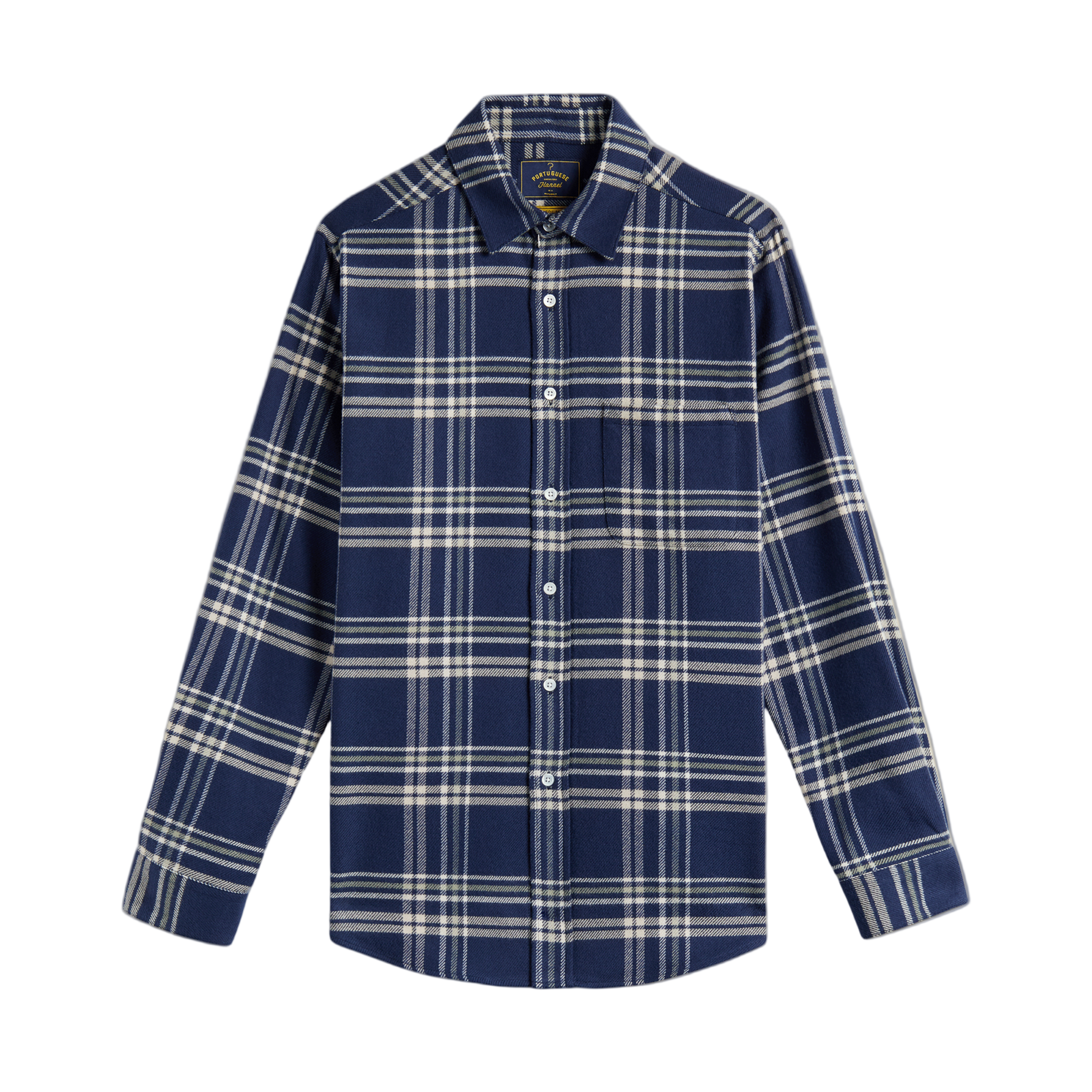 The Front Long Sleeve Shirt - Navy