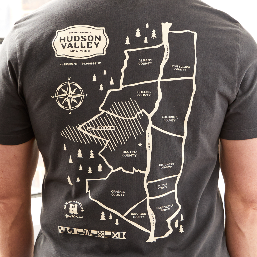 Hudson Valley Map Pocket T