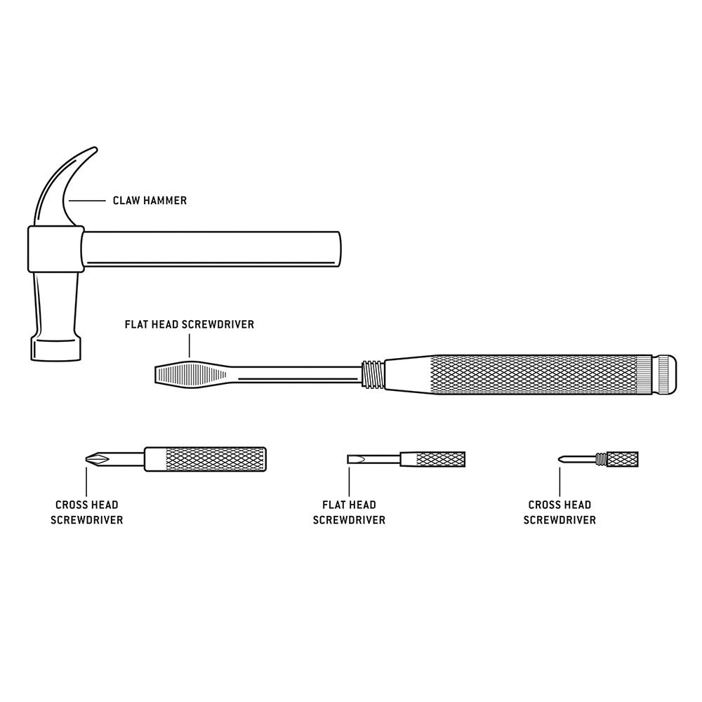 Hammer 6 in 1 Multi Tool