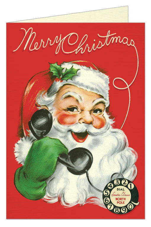 Telephone Santa Christmas Boxed Notes