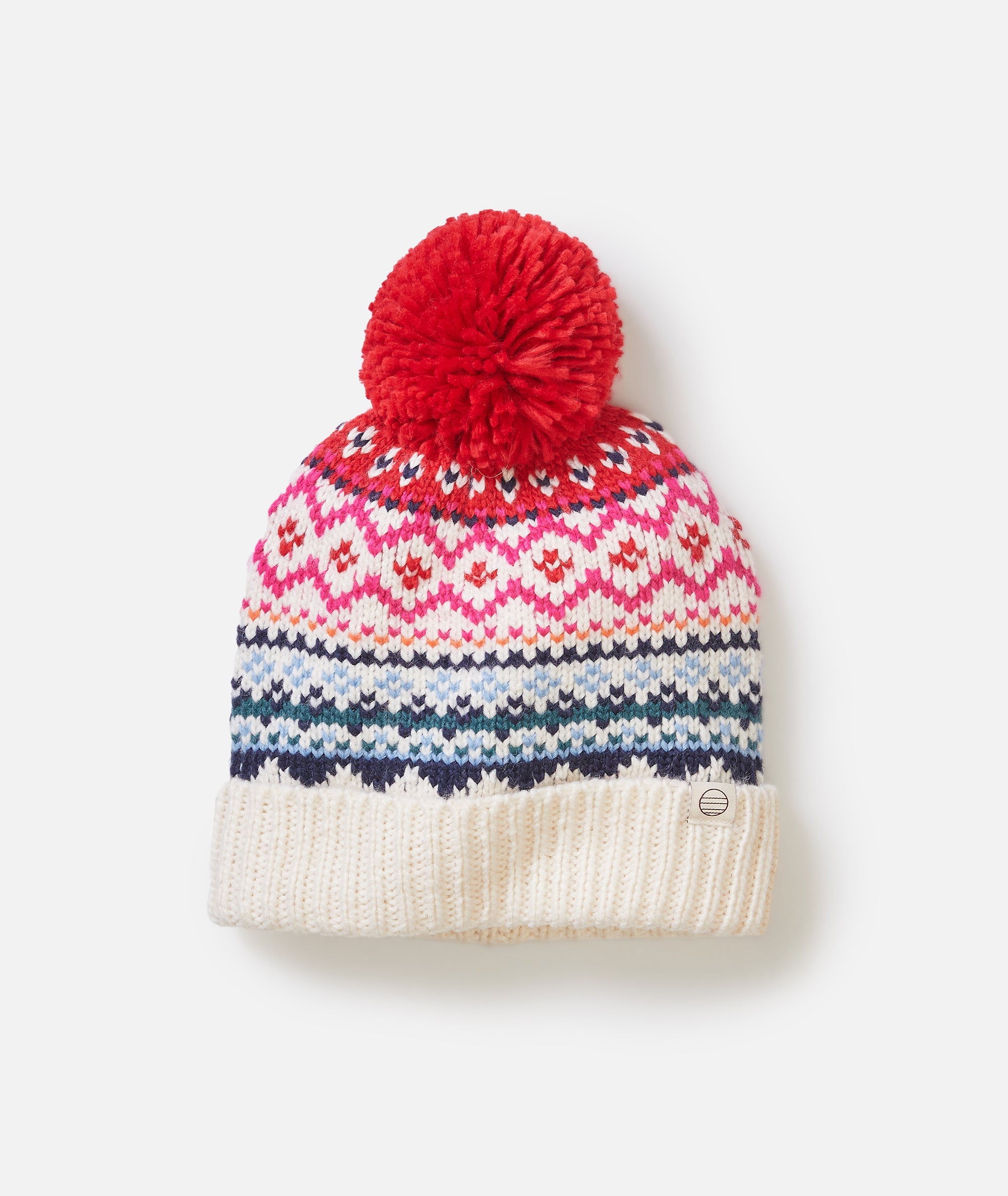 Fair Isle Pom Beanie - Multi