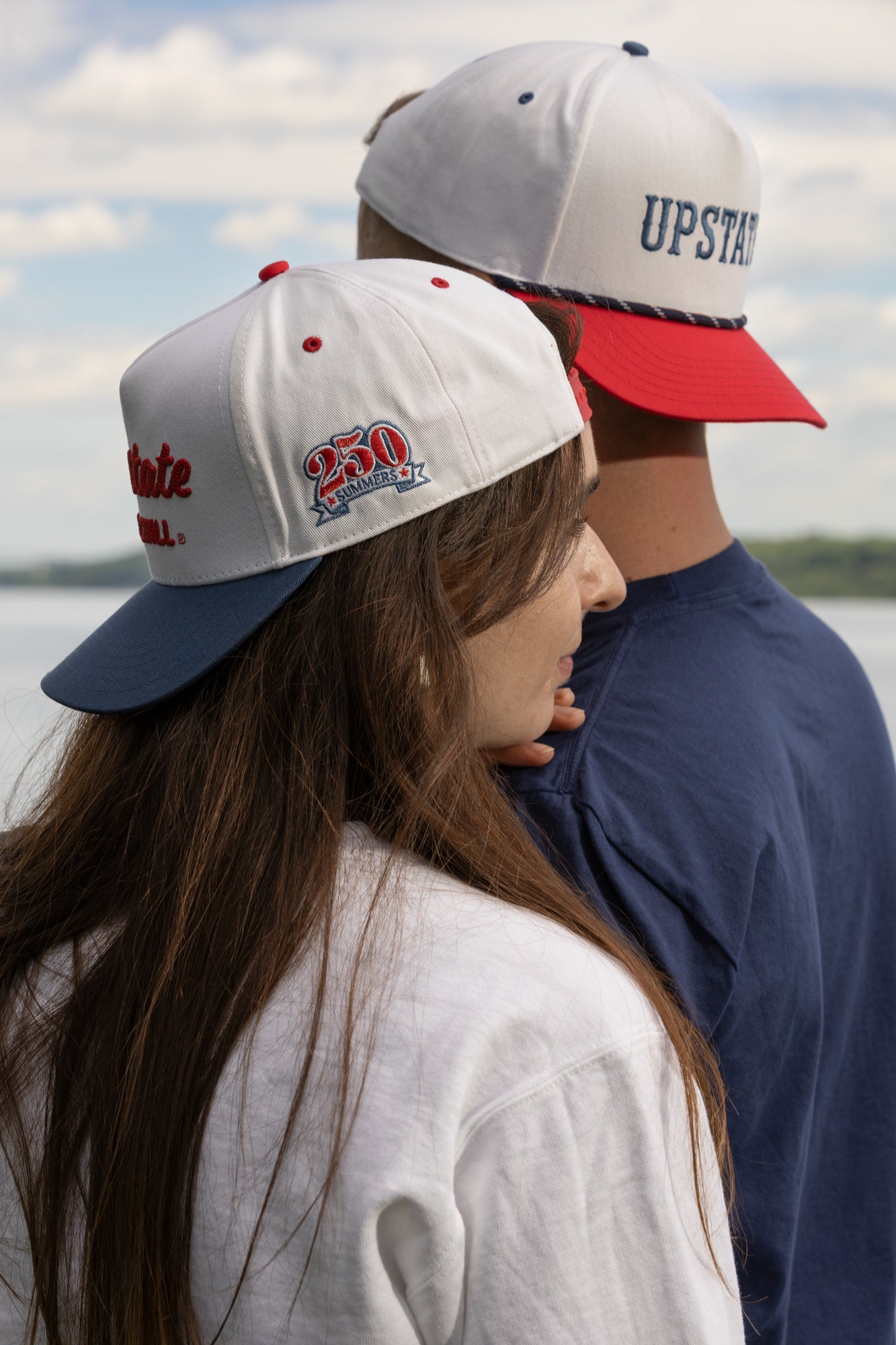 Upstate Gothic Rope Hat - White/Blue Rope
