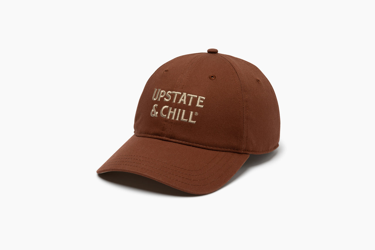 Upstate & Chill® Linear Twill Hat - Cinnamon