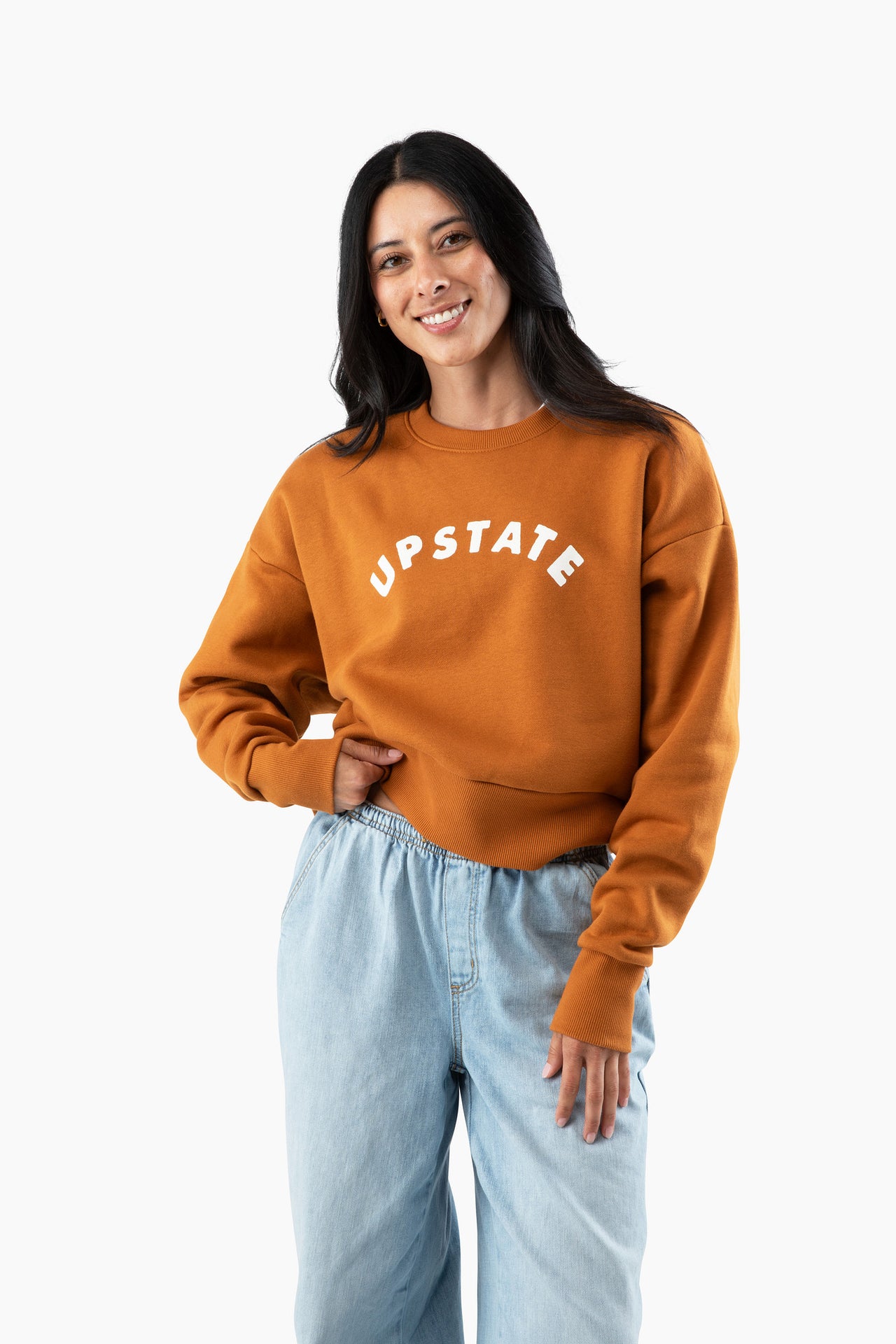 Women's Upstate Arch Heavyweight Sweatshirt - Clay / Ivory
