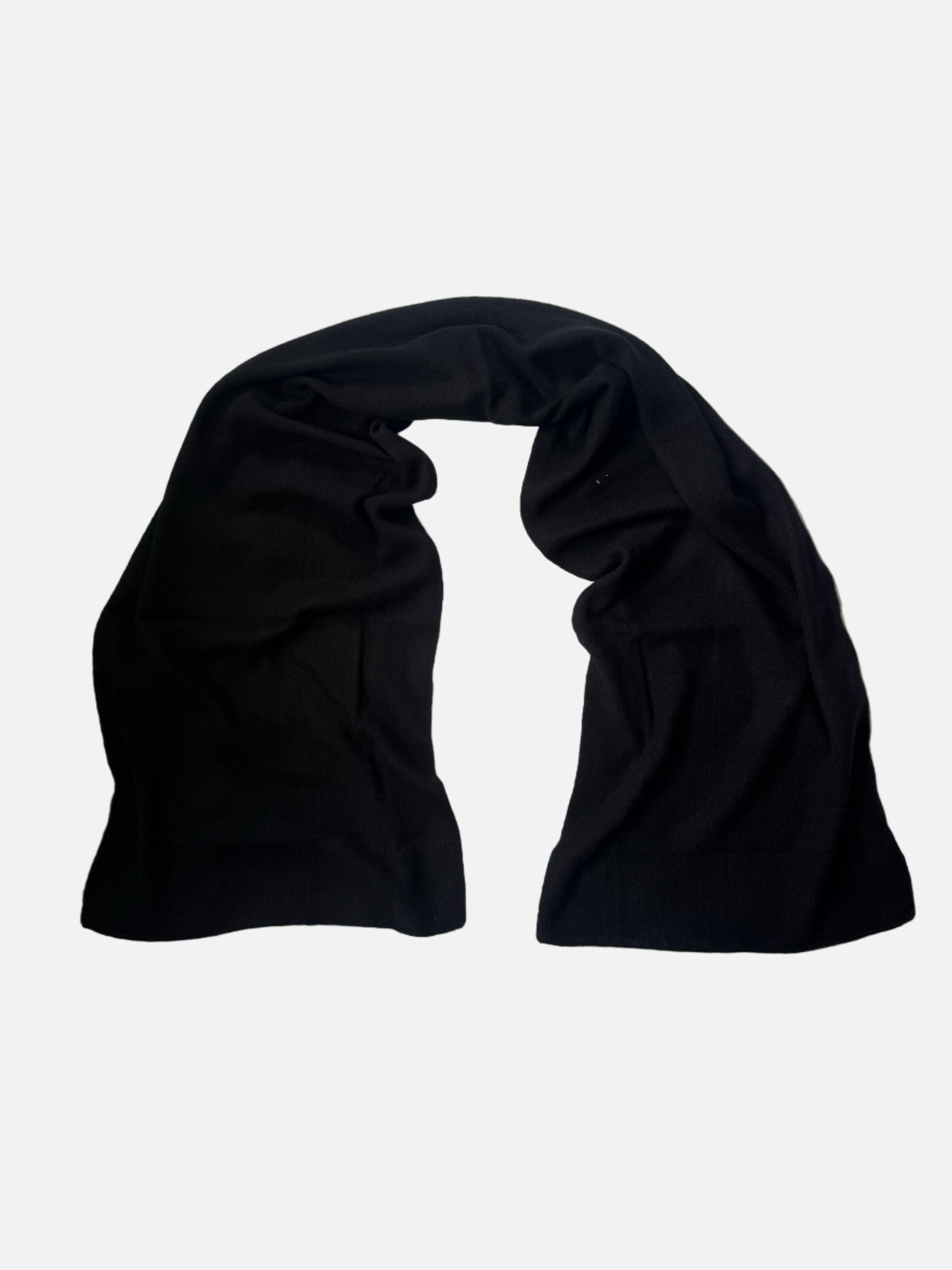 The Overlook Cashmere Scarf - Shadow Black