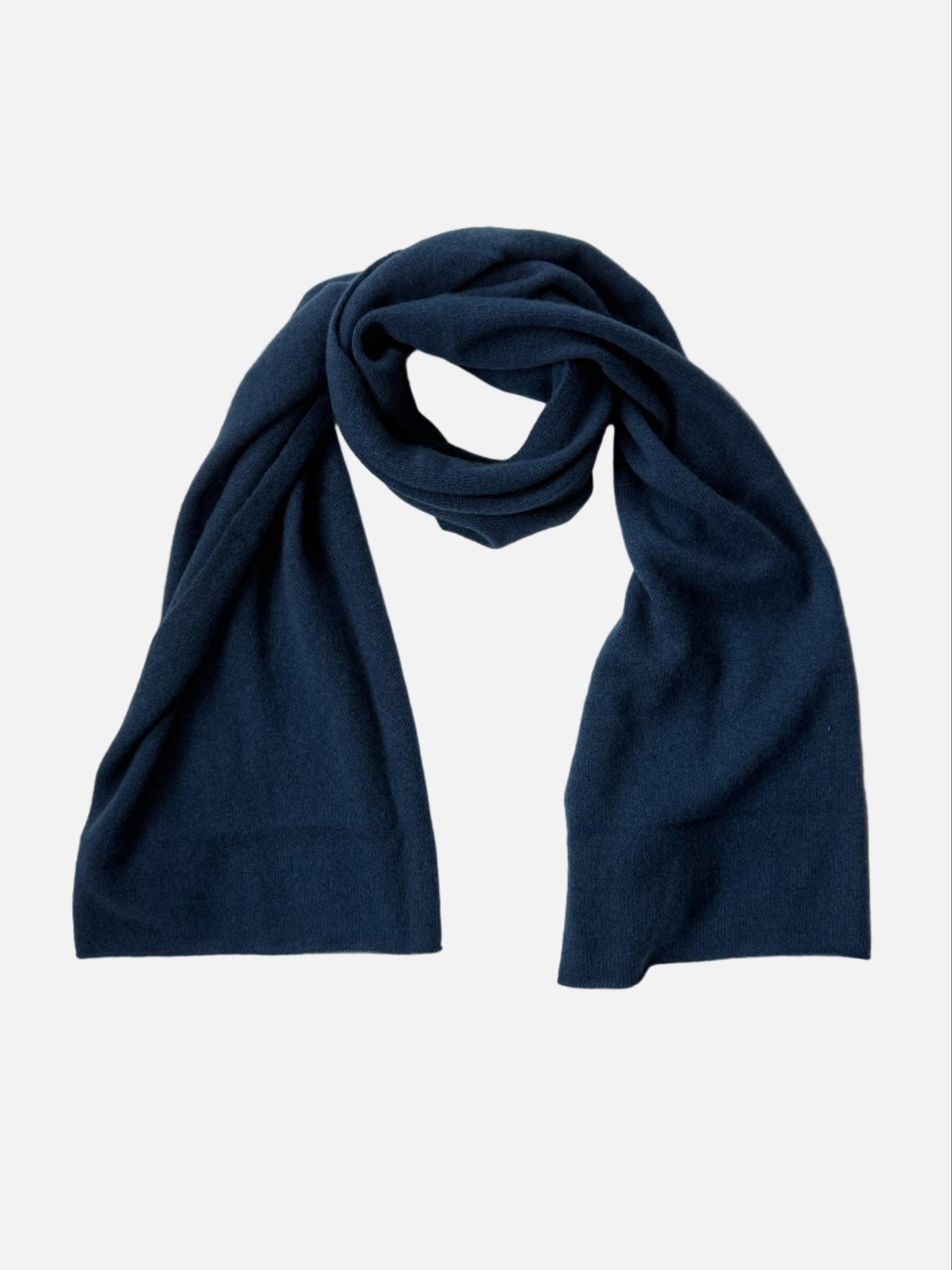 The Overlook Cashmere Scarf - Dark Cobalt