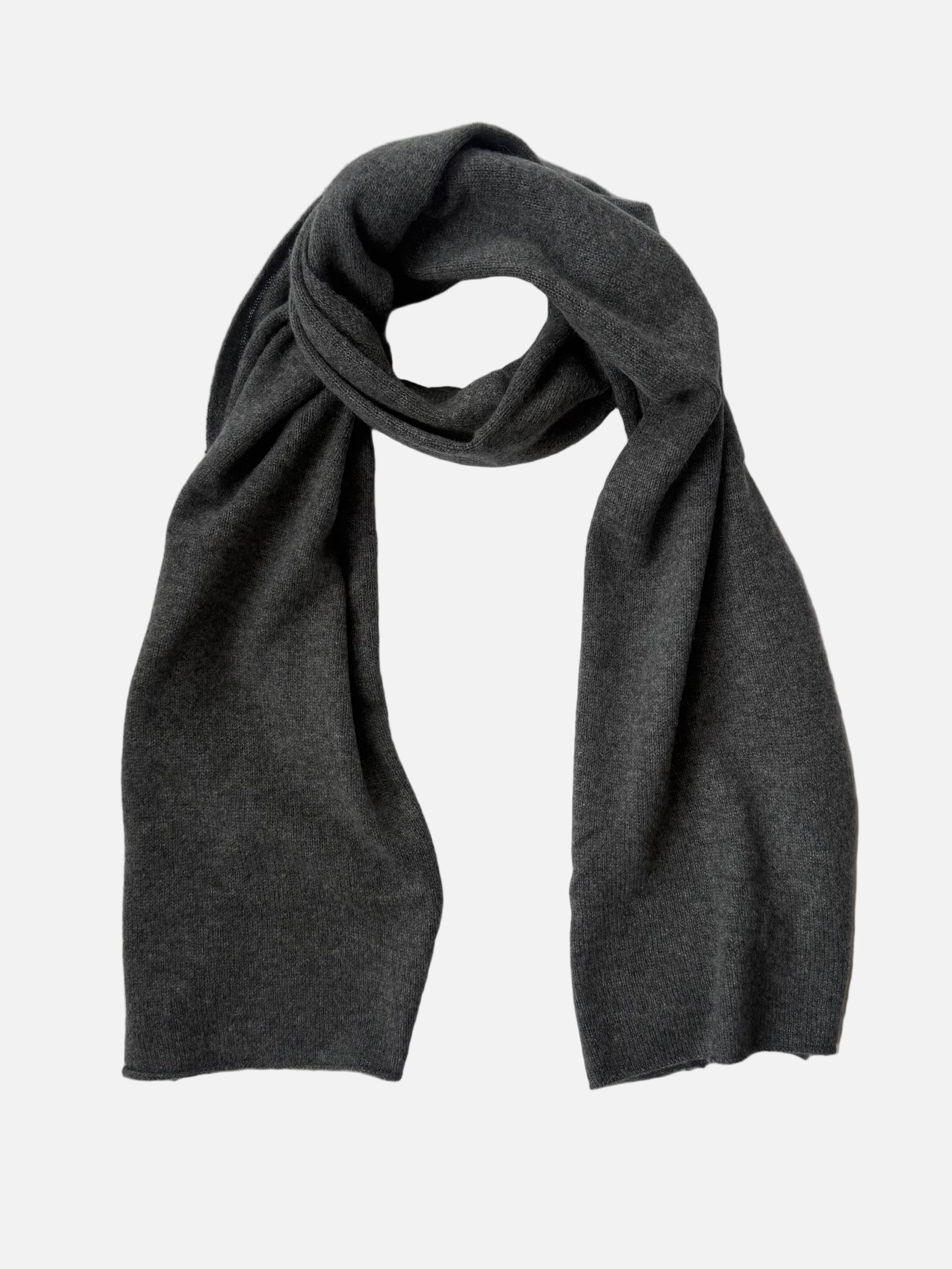 The Overlook Cashmere Scarf - Field Stone Grey