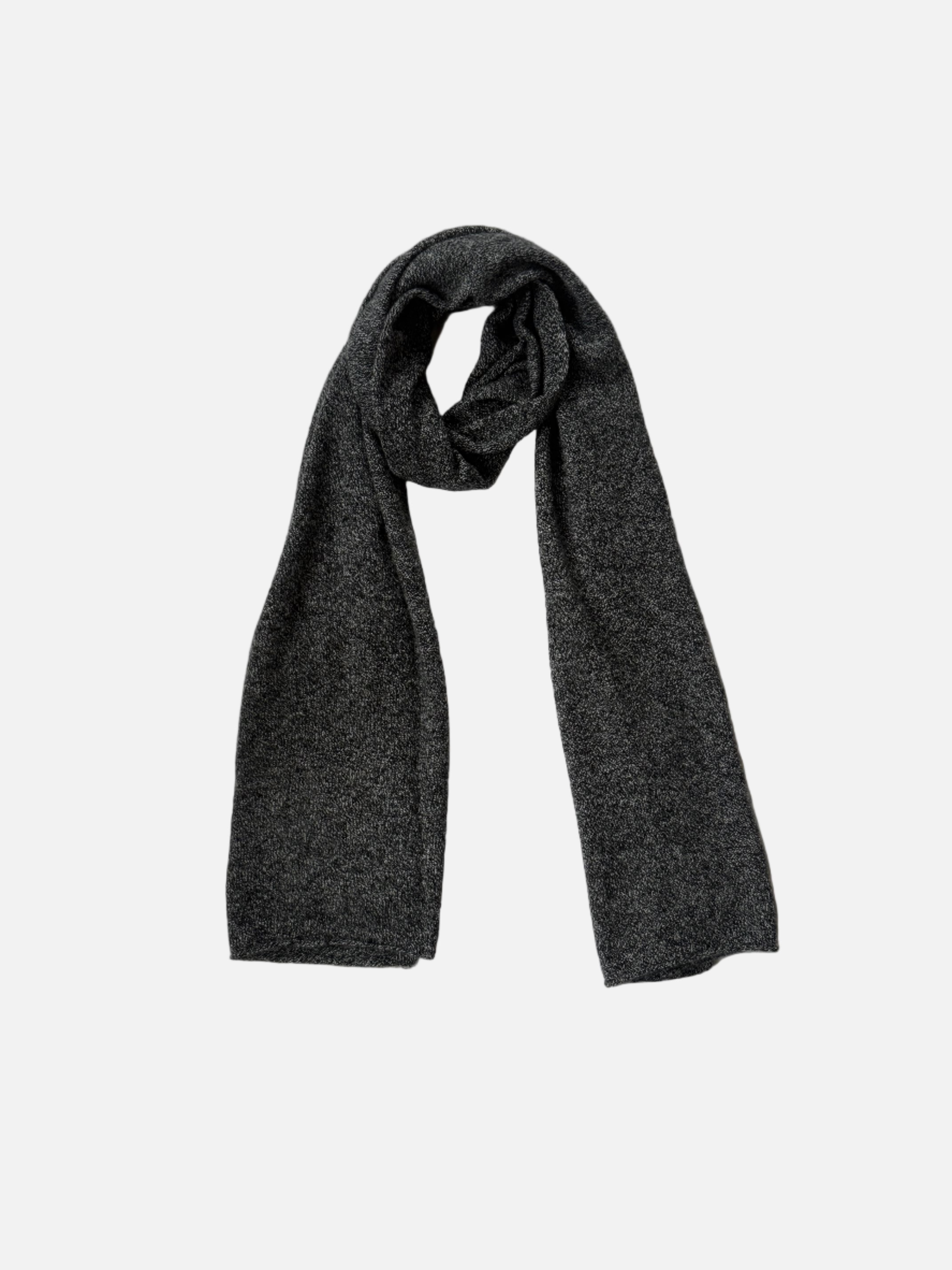 The Overlook Cashmere Scarf - Gray Black