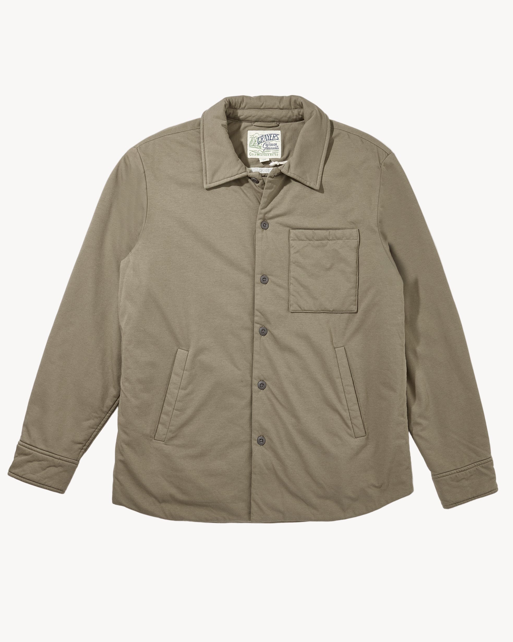Wellington Padded Jersey Jacket - Canteen