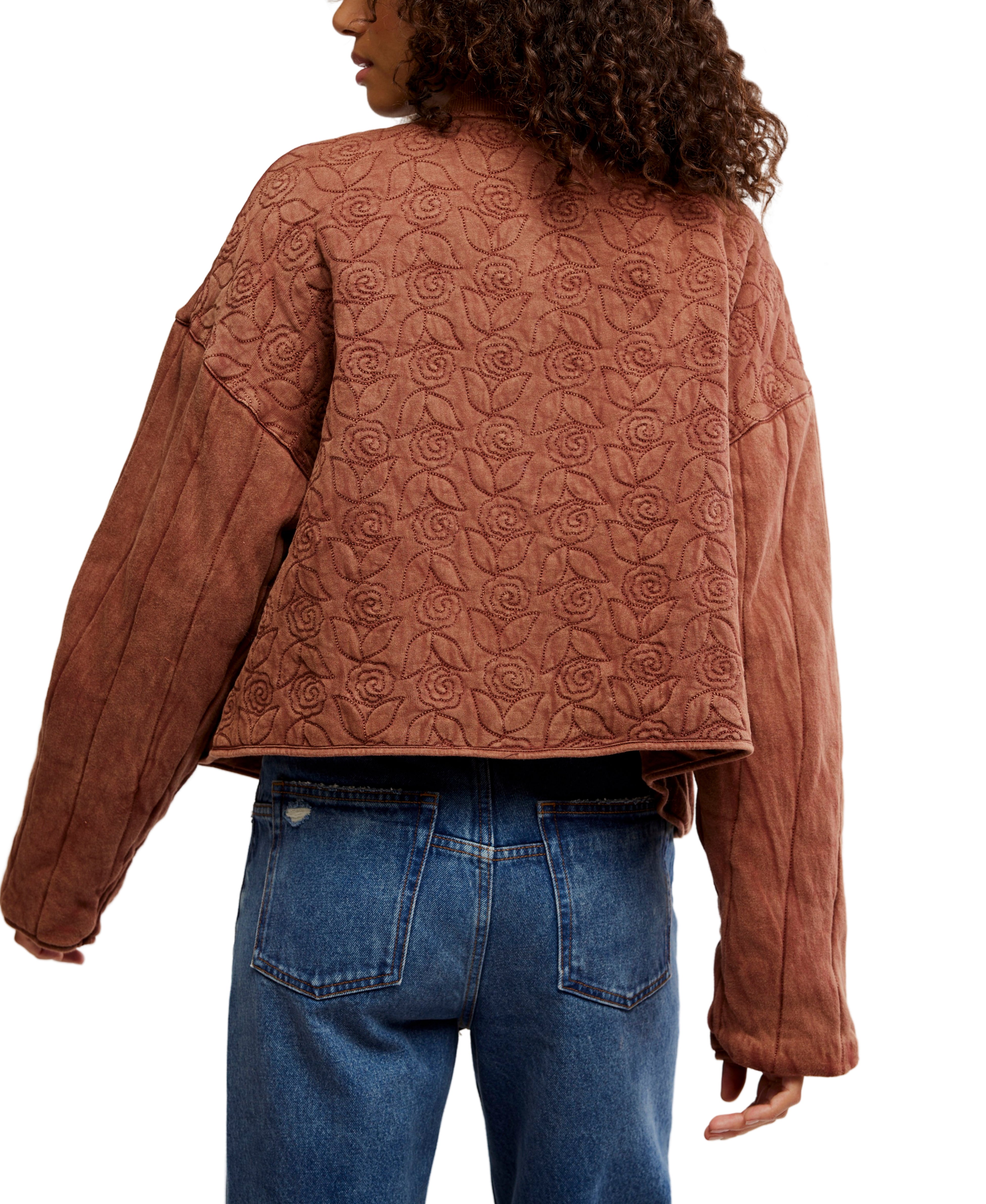 Rose Sweatshirt - Cinnamon Stick