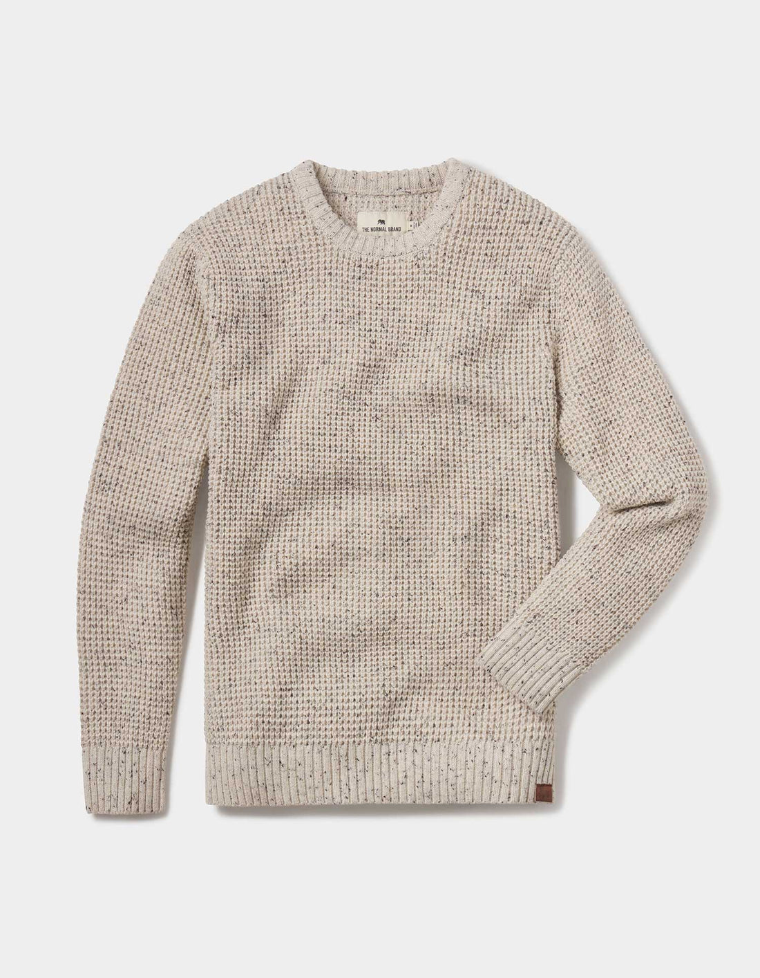 Seawool Nep Crew Sweater - Cream