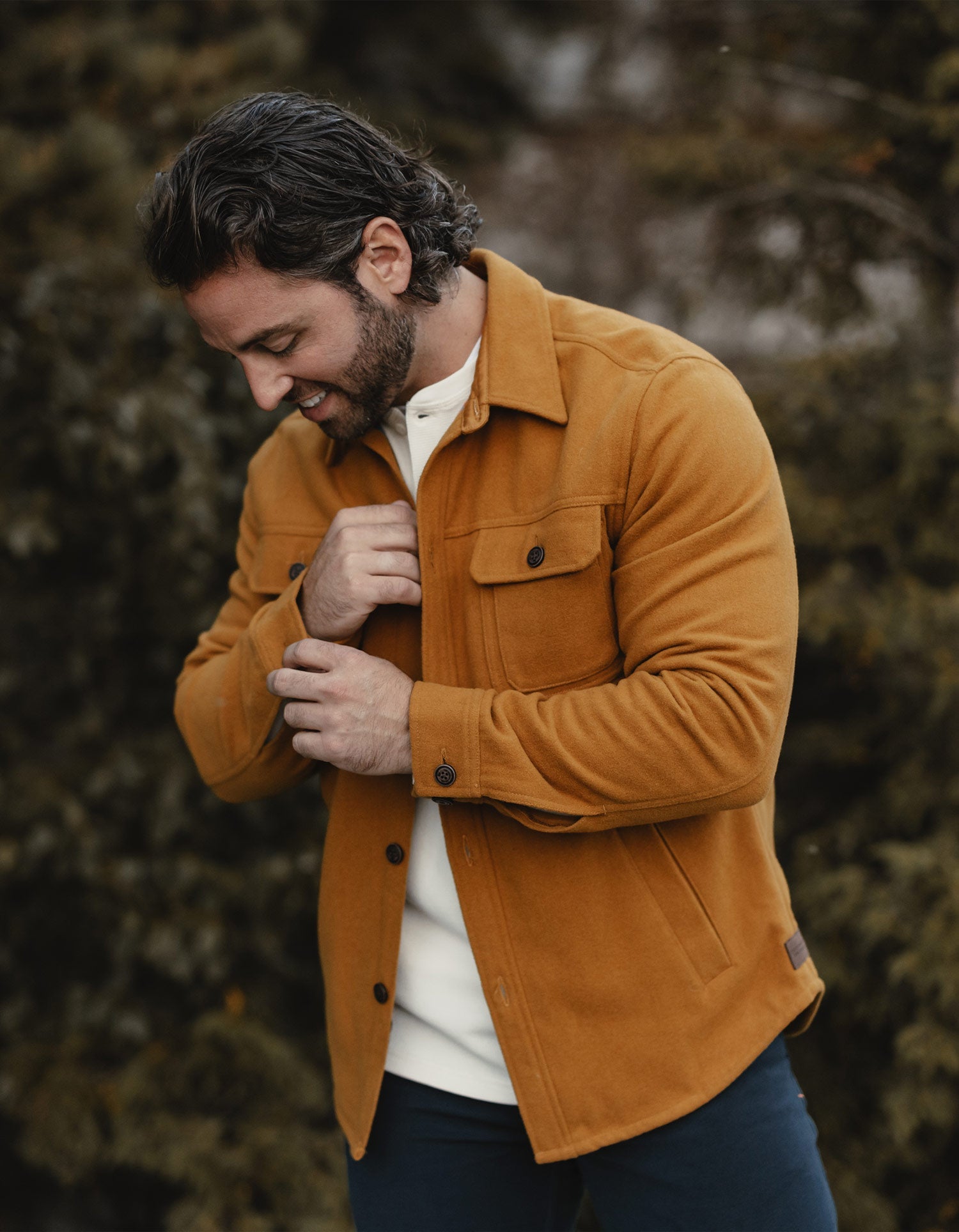 Brightside Flannel Lined Workwear Jacket - Gold
