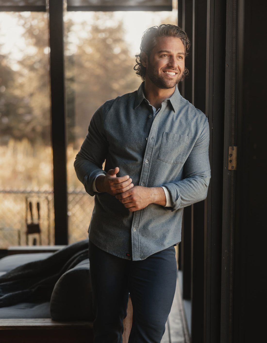 Fairbanks Brushed Chamois Button Up - Waterloo