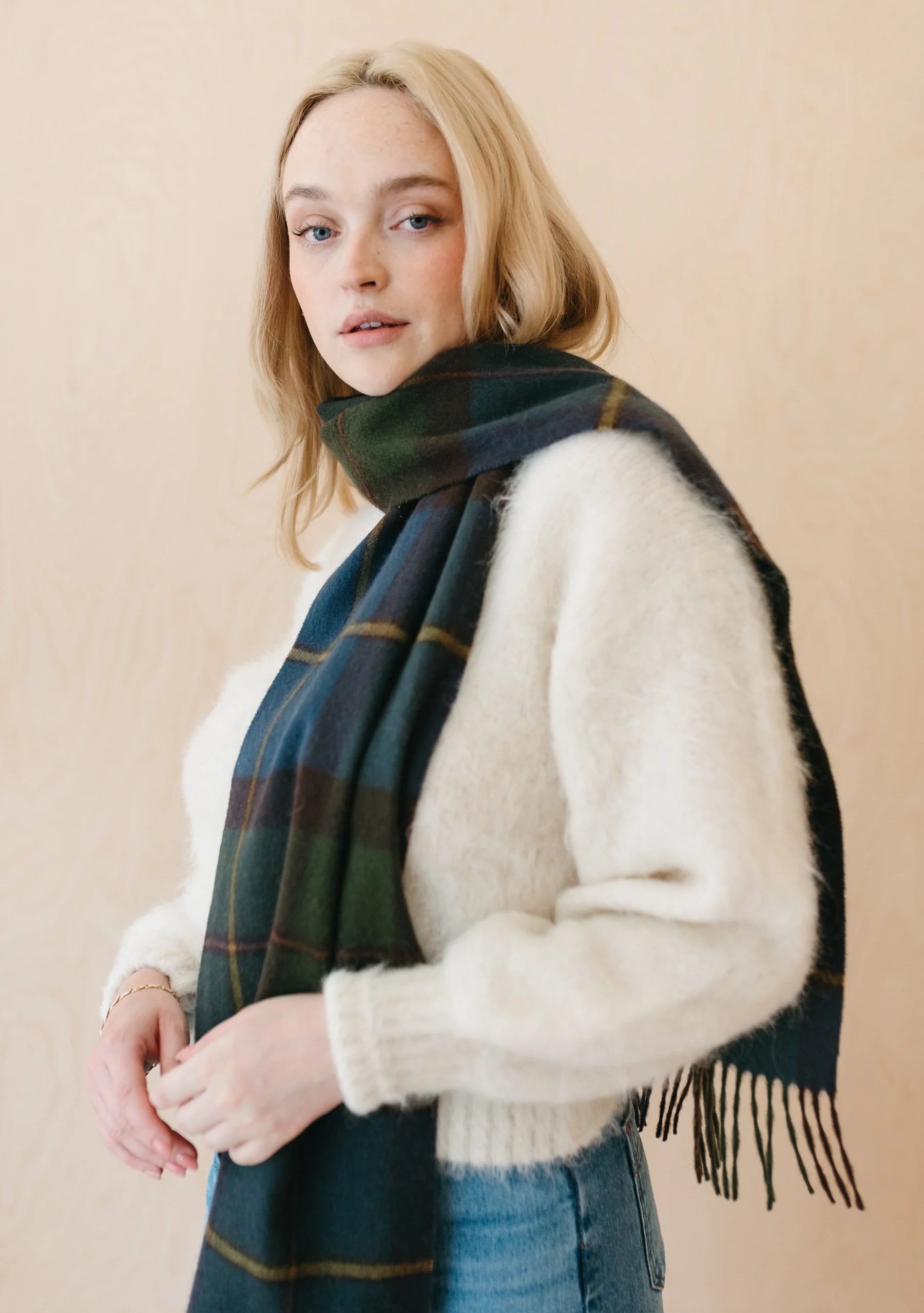 Lambswool Scarf in Macleod of Harris Antique Tartan