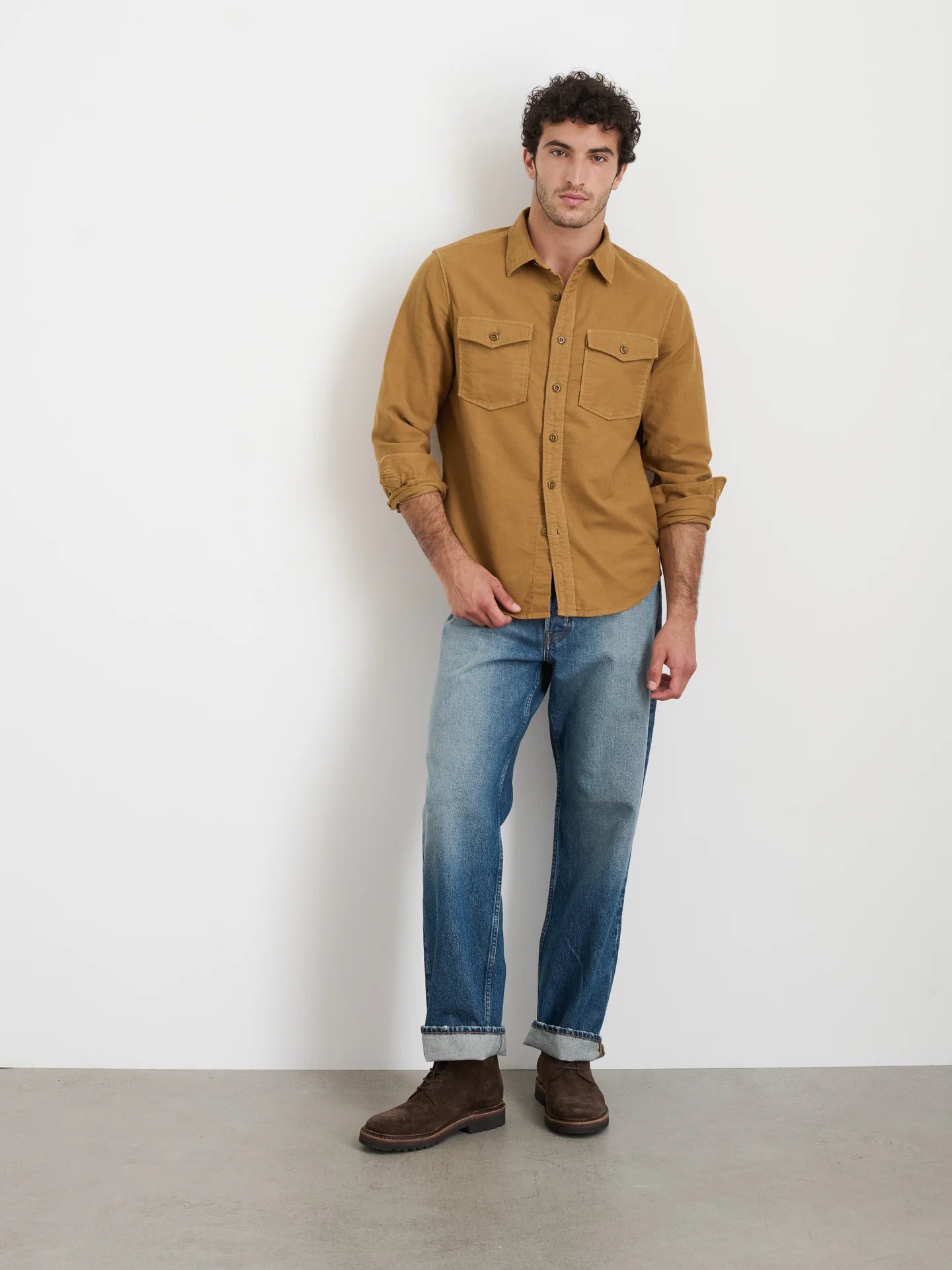 Highland Shirt in Chamois