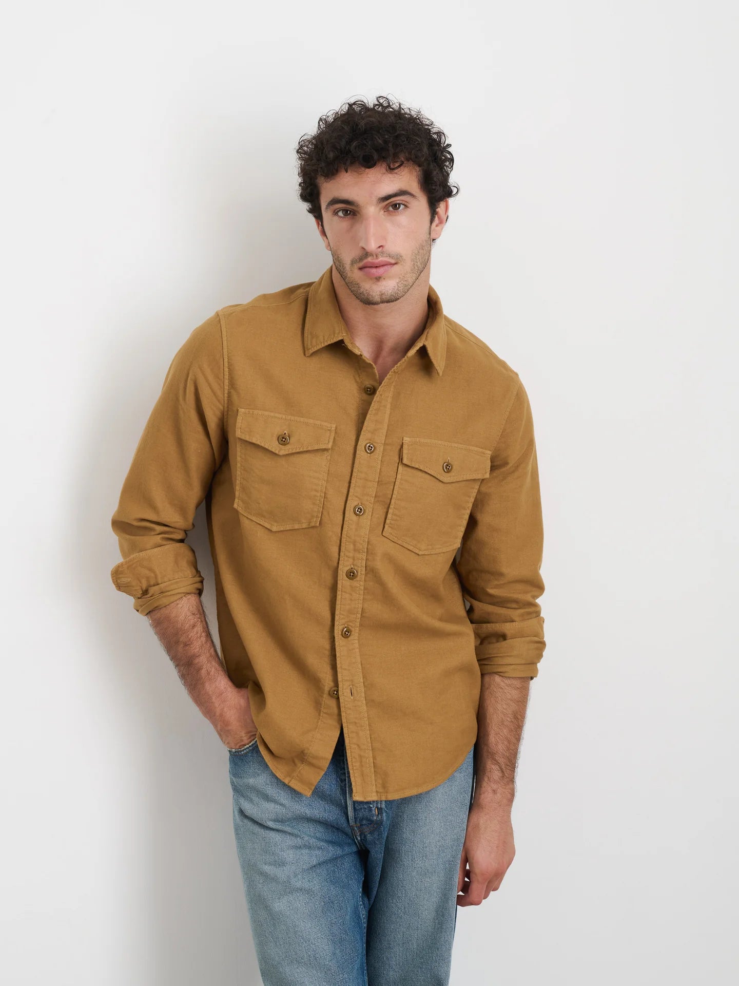 Highland Shirt in Chamois