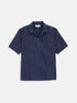 Som Short Sleeve Pop Over in Navy