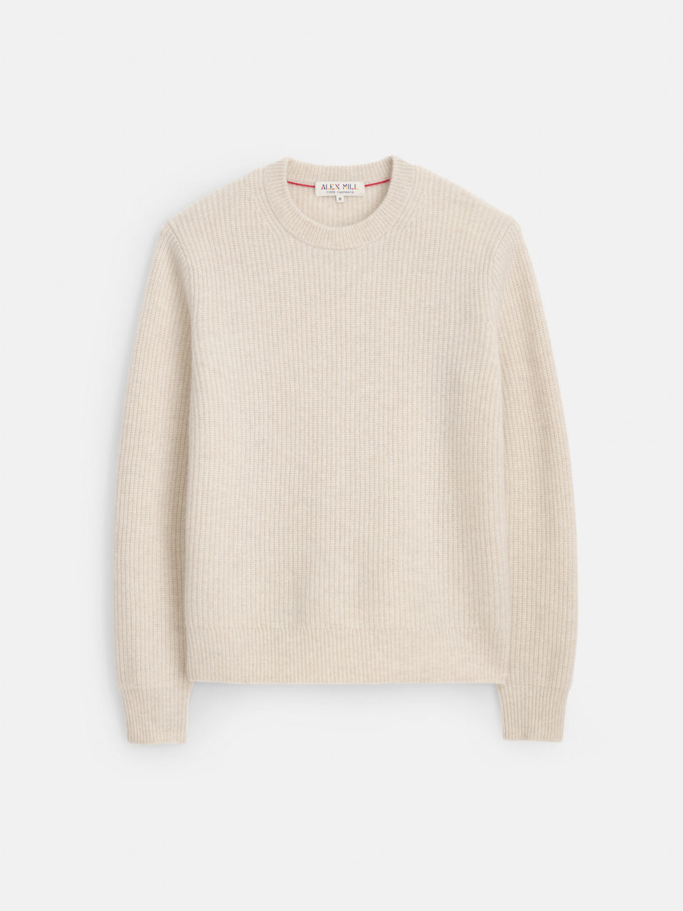 Jordan Sweater in Cashmere - Heather Ecru