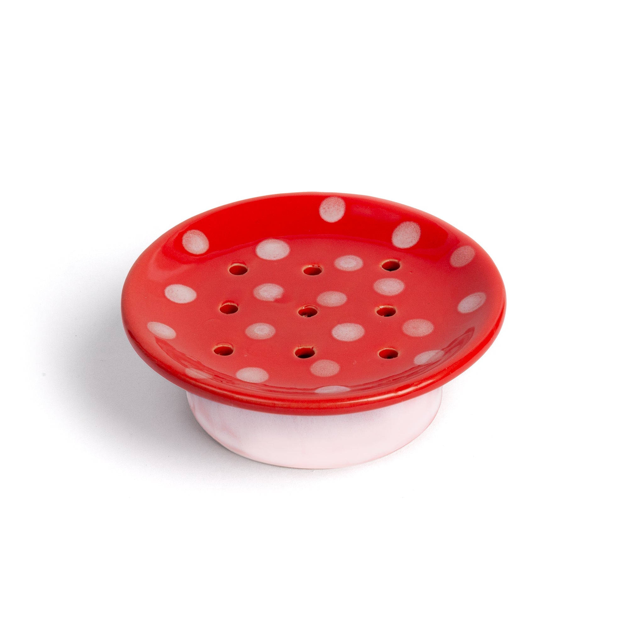 Swedish Dream Red Mushroom Soap Dish