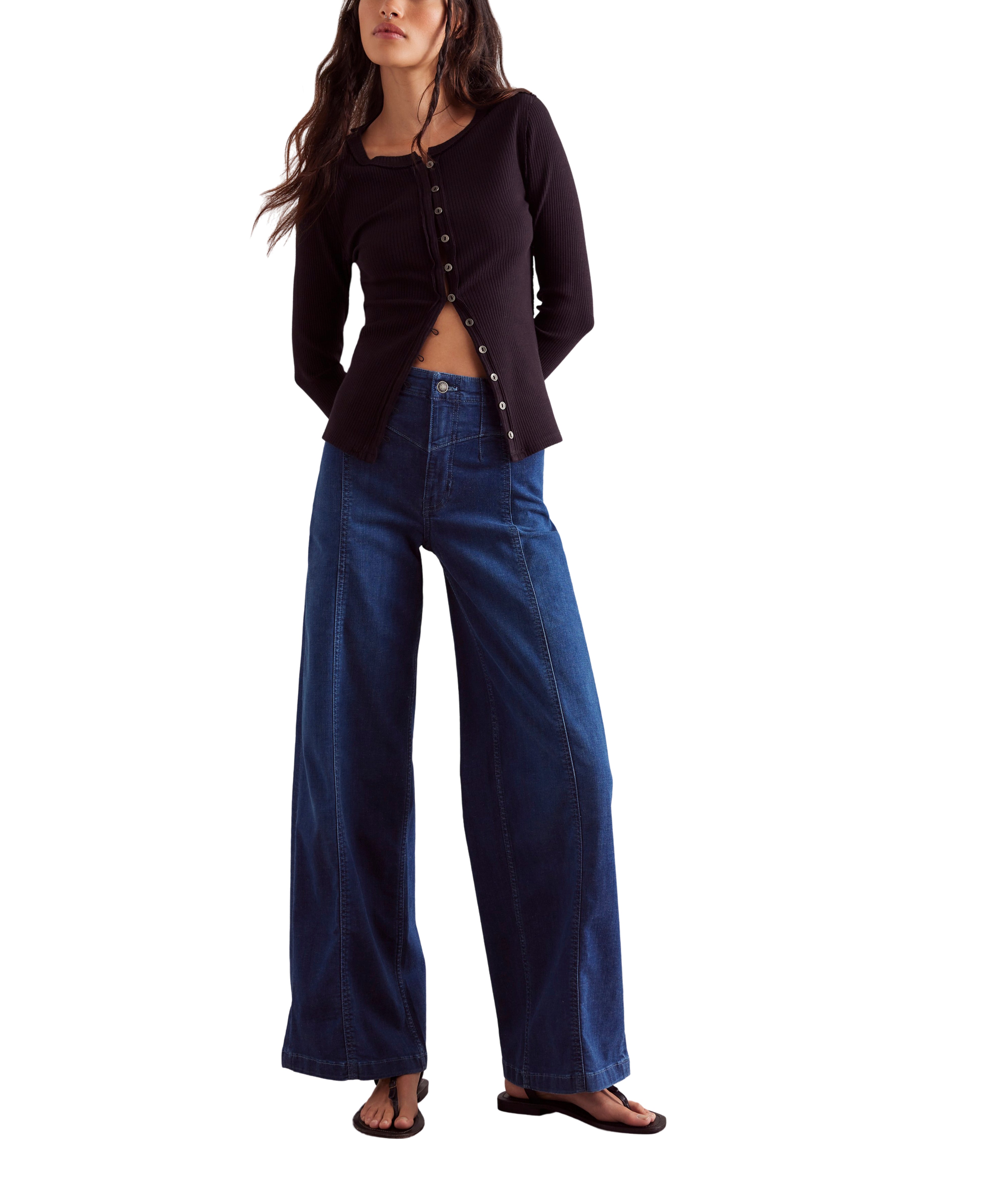 Libre Wide Leg in Lock and Key