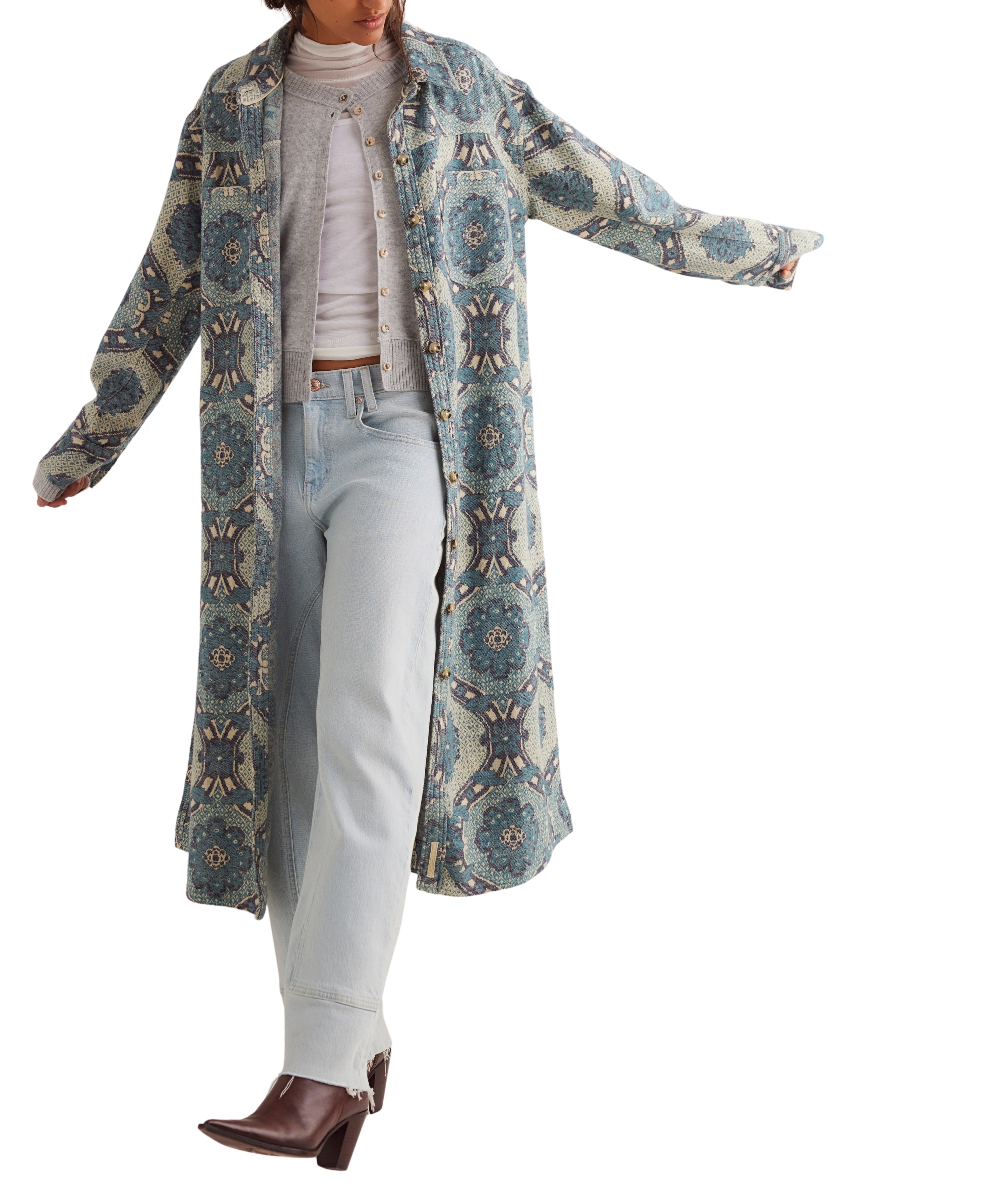 Brick Lane Jacquard - Blue Combo