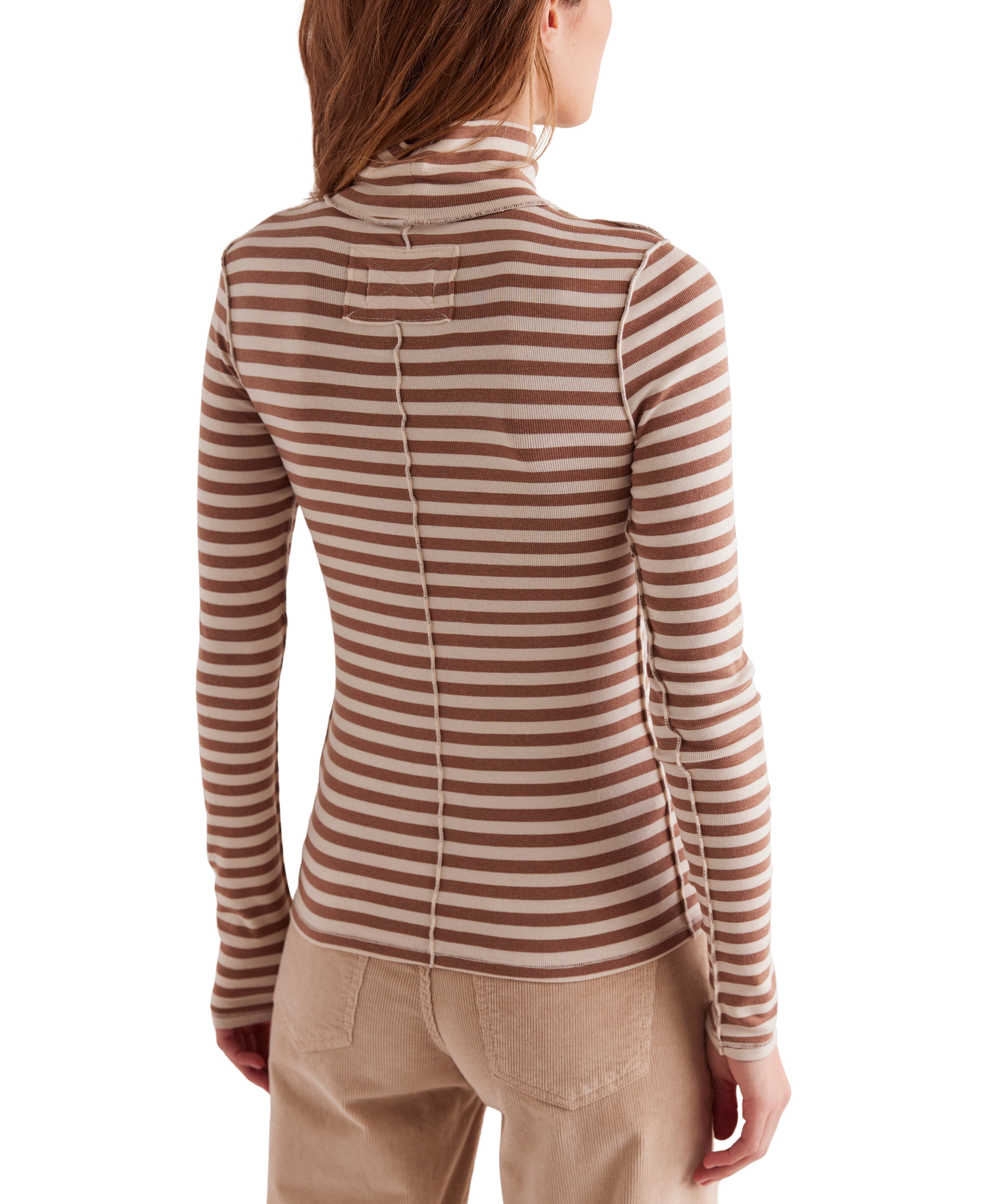 Good Good Turtle Stripe in Otter/Tea