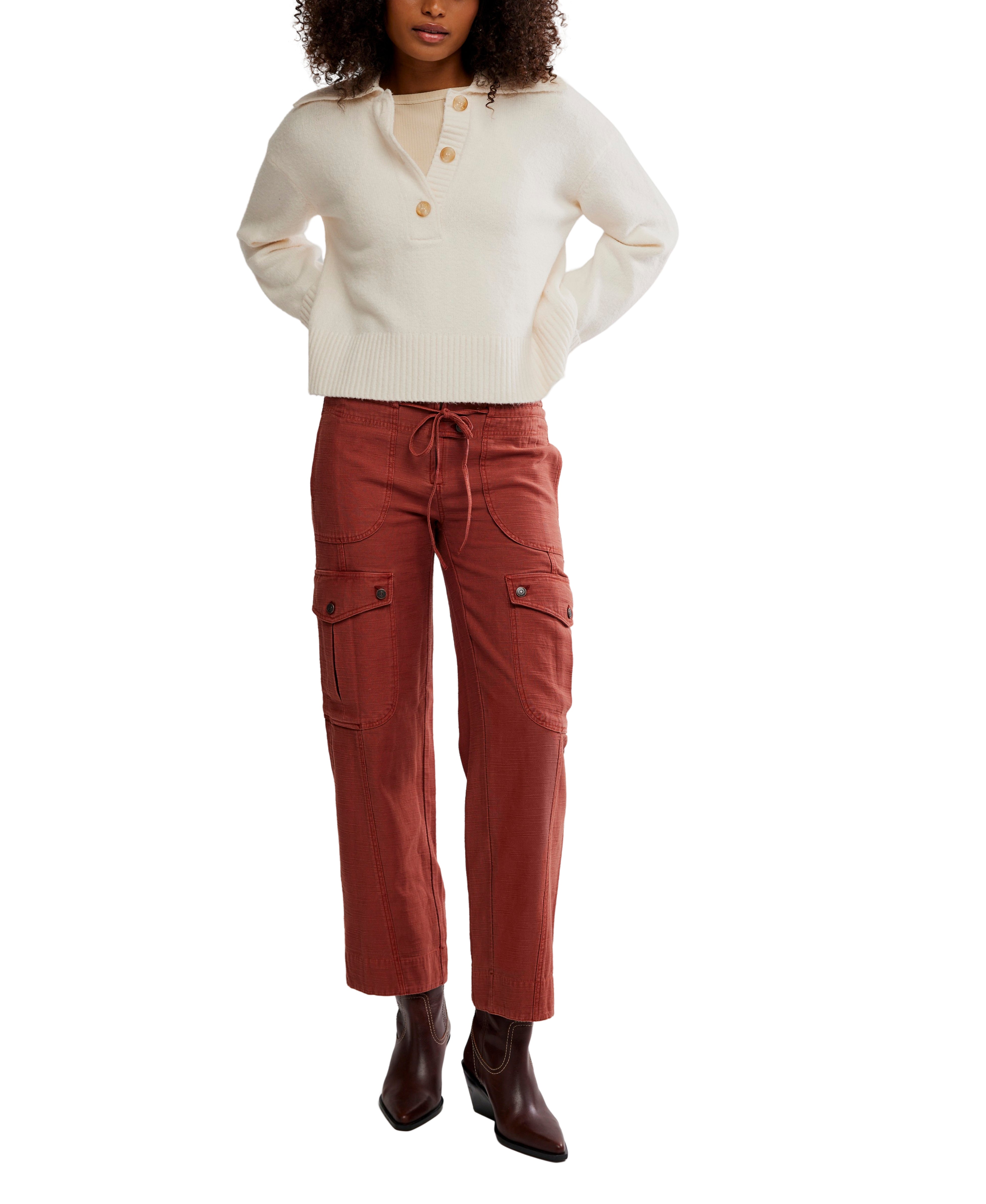 Park Avenue Pant in Spiced Rum