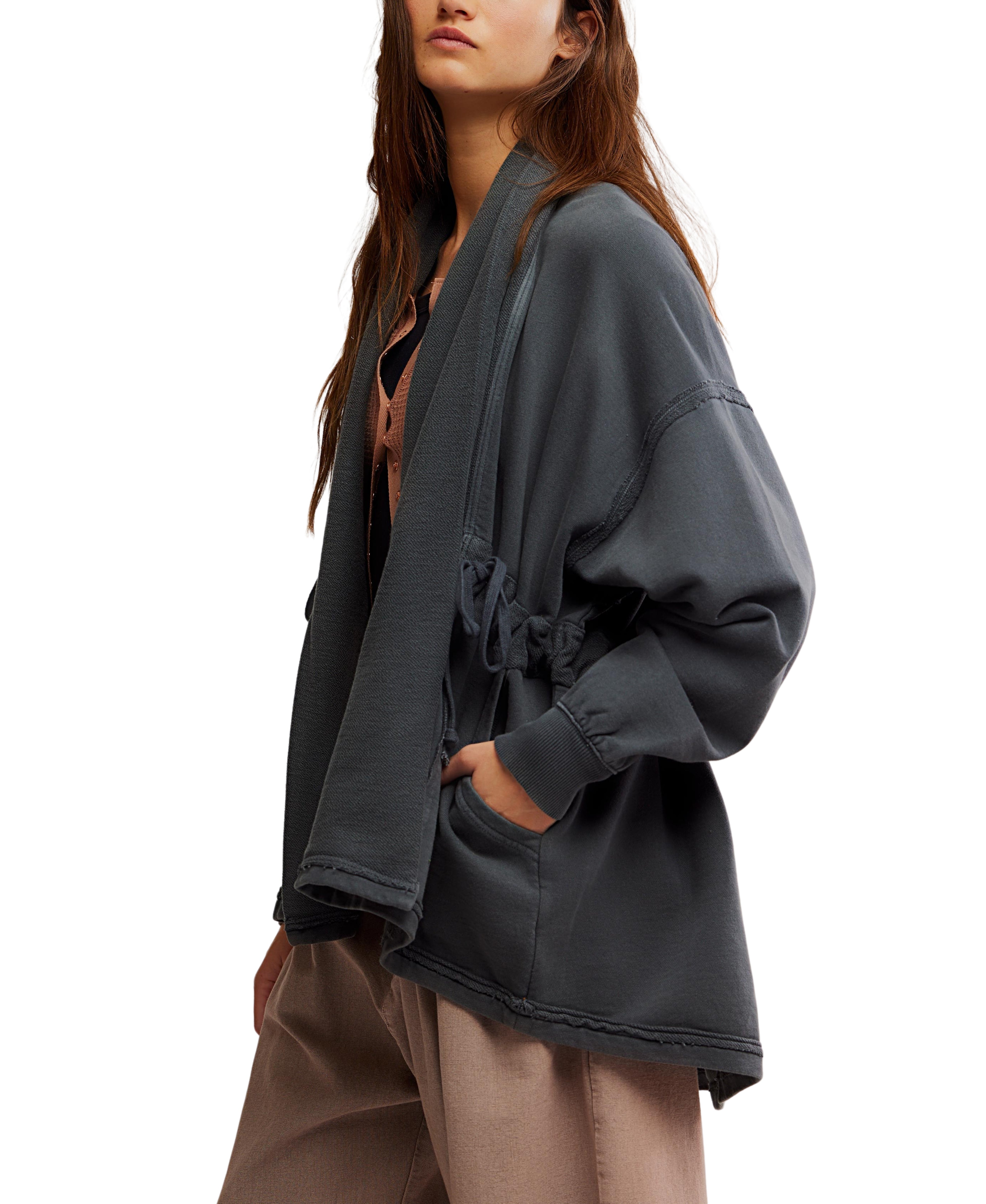 Boothbay Sweatshirt in Washed Black