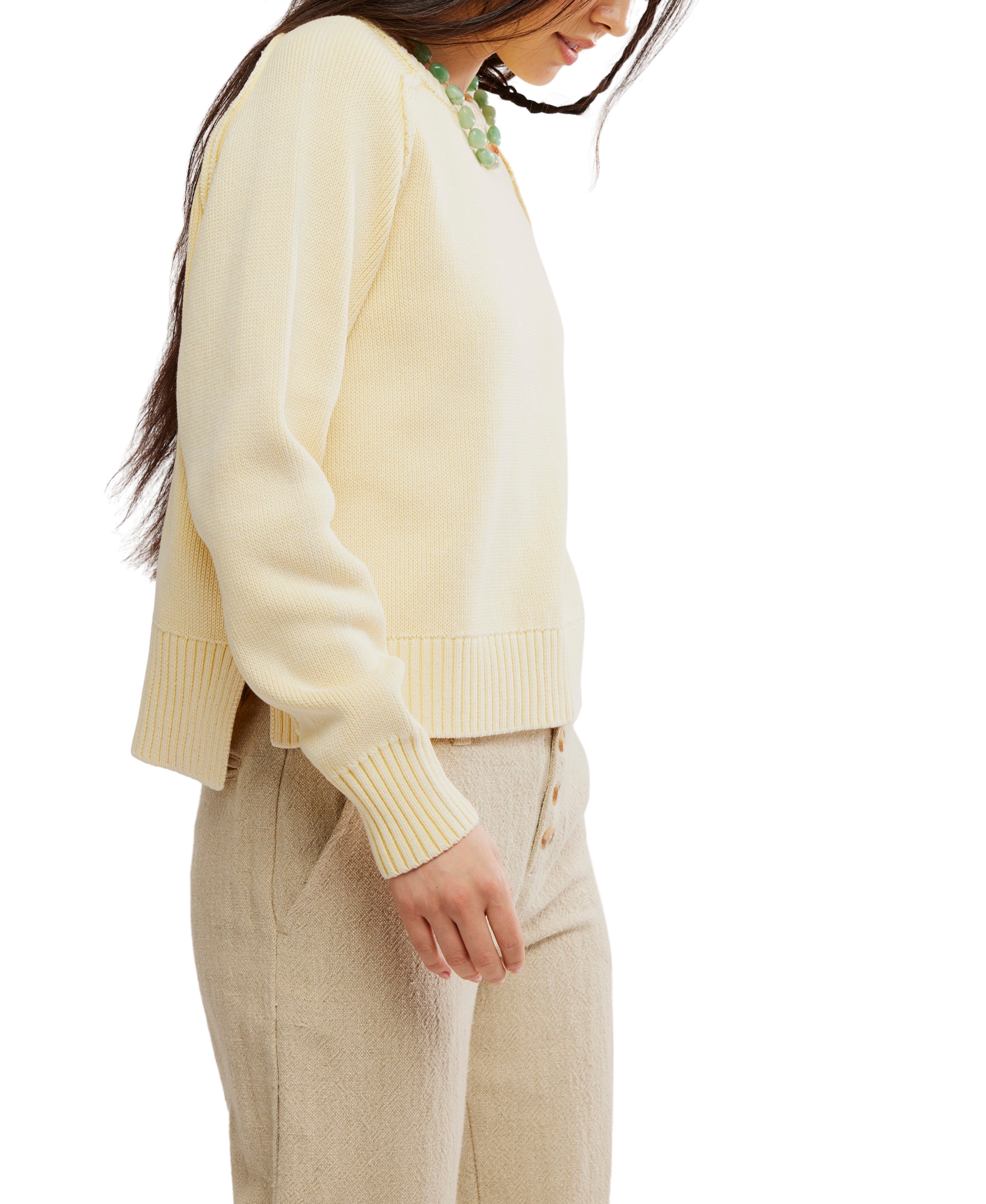 Spring Street Pullover in Banana Cream