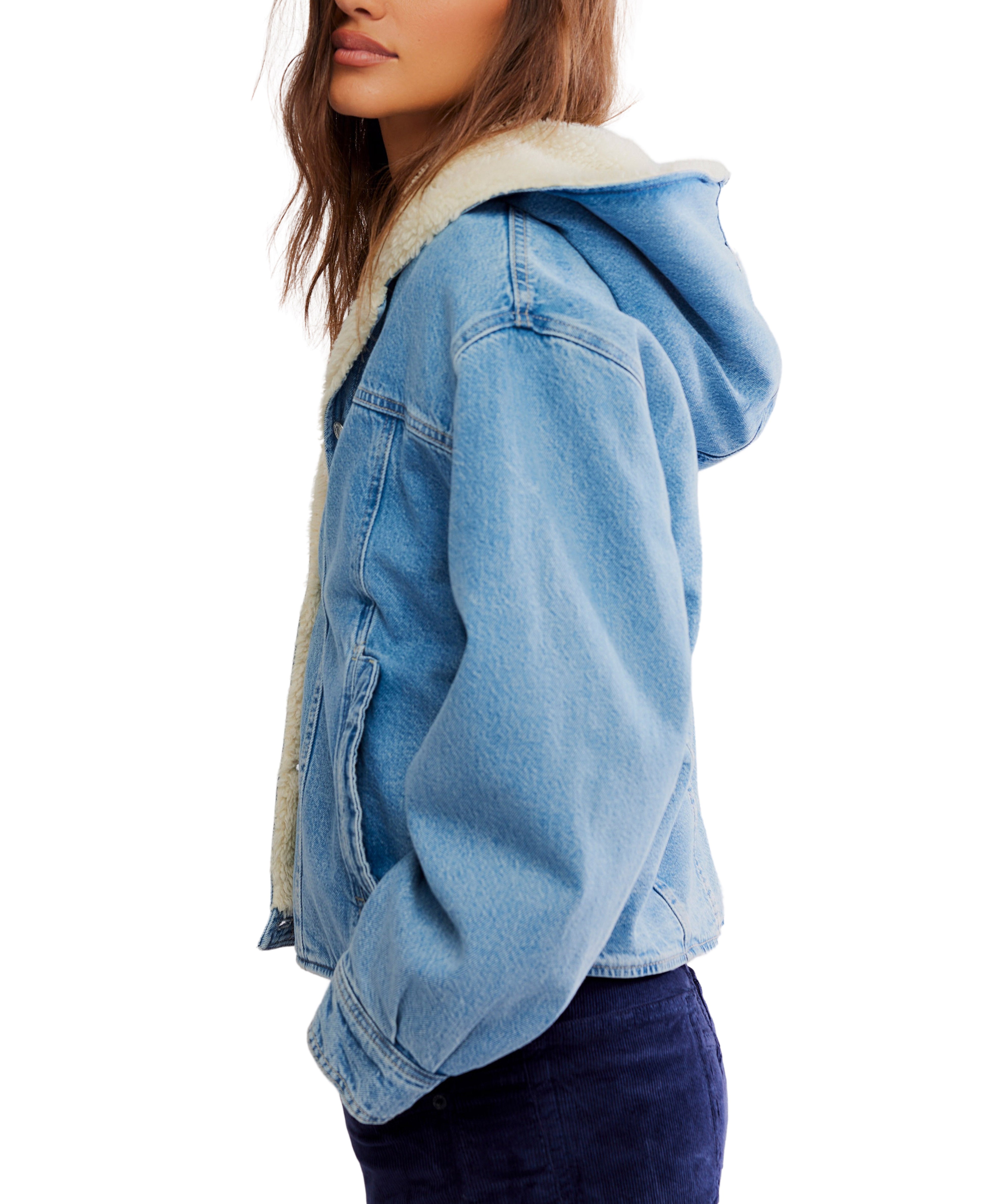 Asher Cozy Denim in Snowdrift Wash