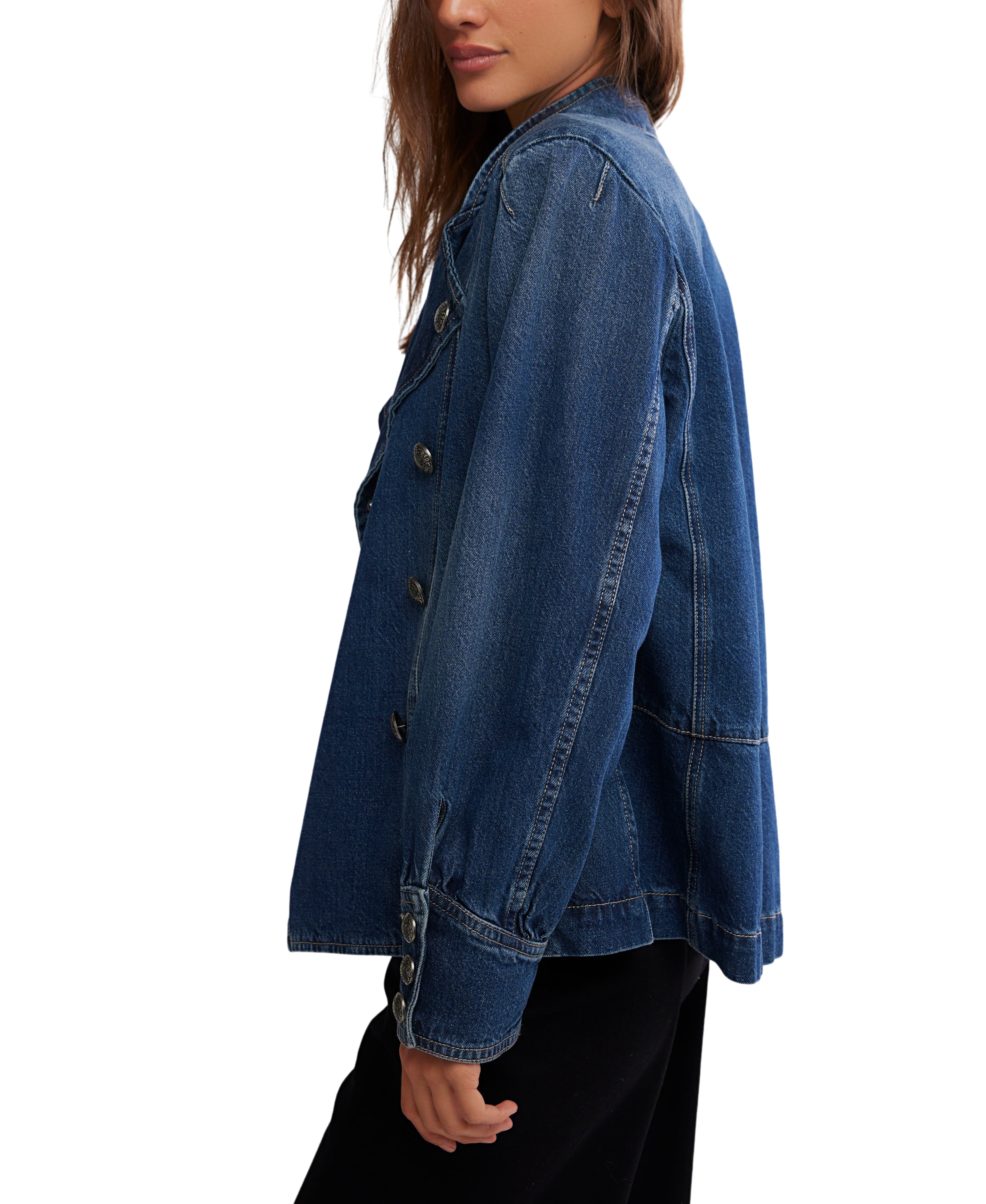 Imogene Denim Officer in Ensign Wash