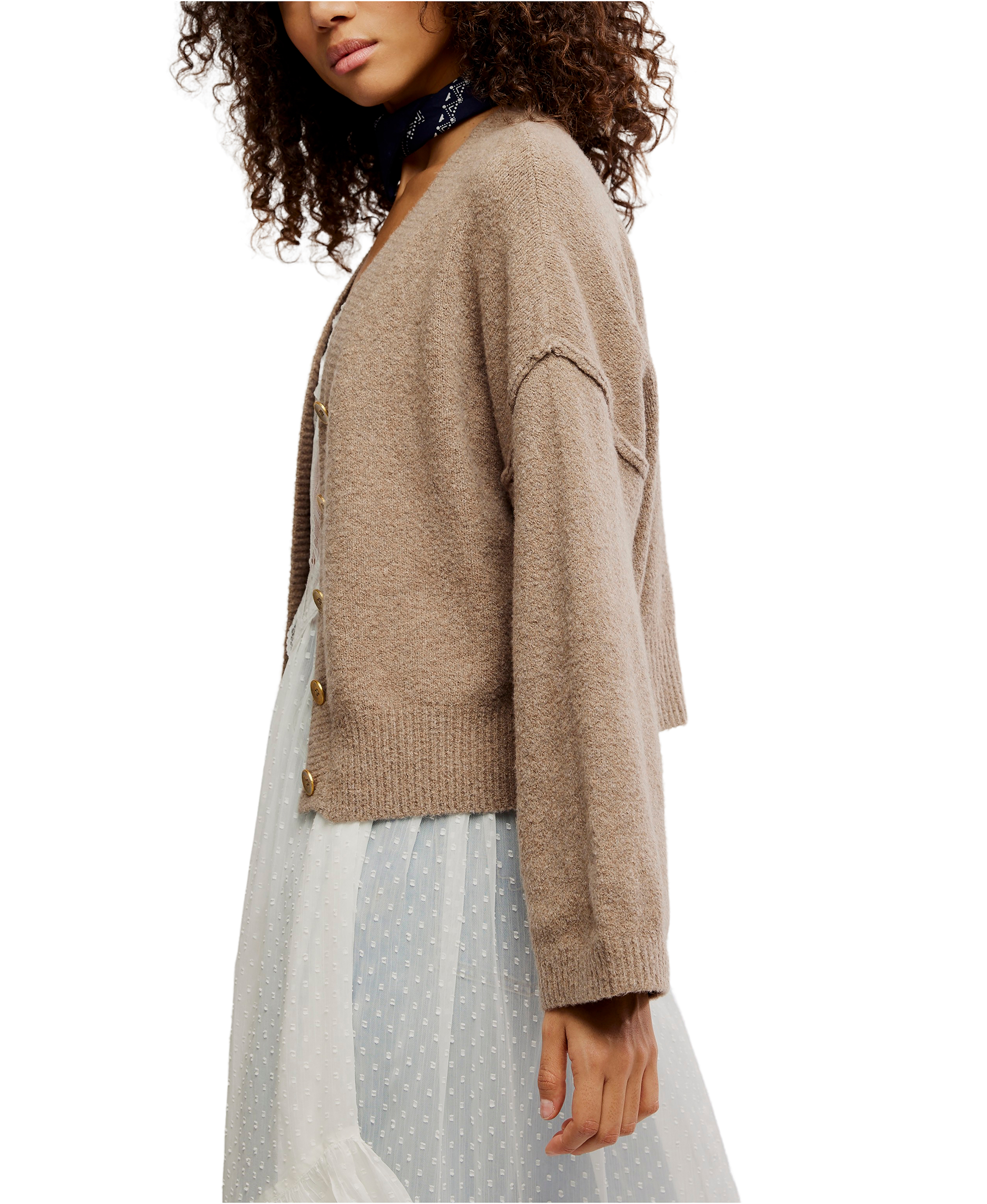 Cool of the Night Cardi - Mocha