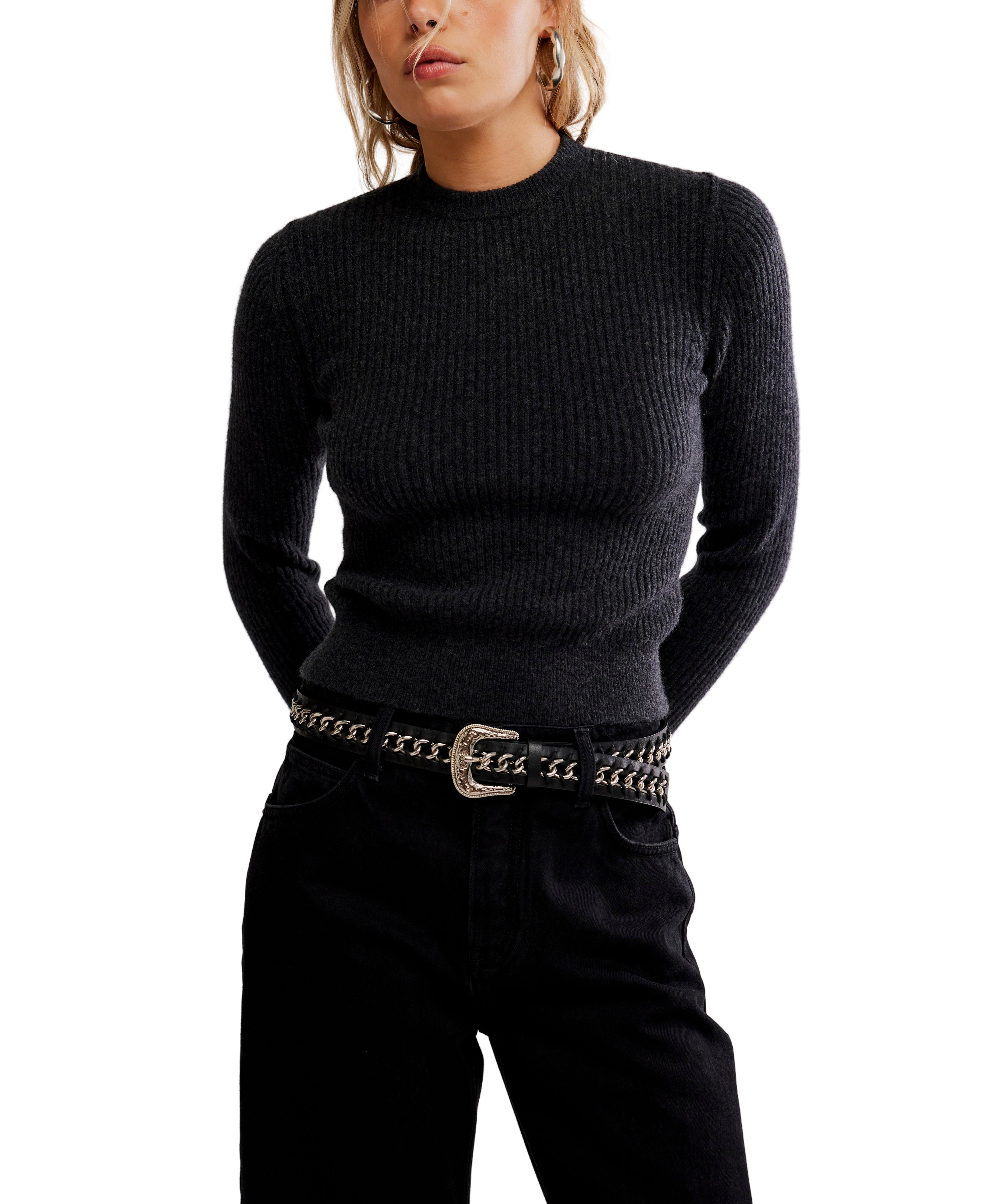 Ever After Pullover in Charcoal