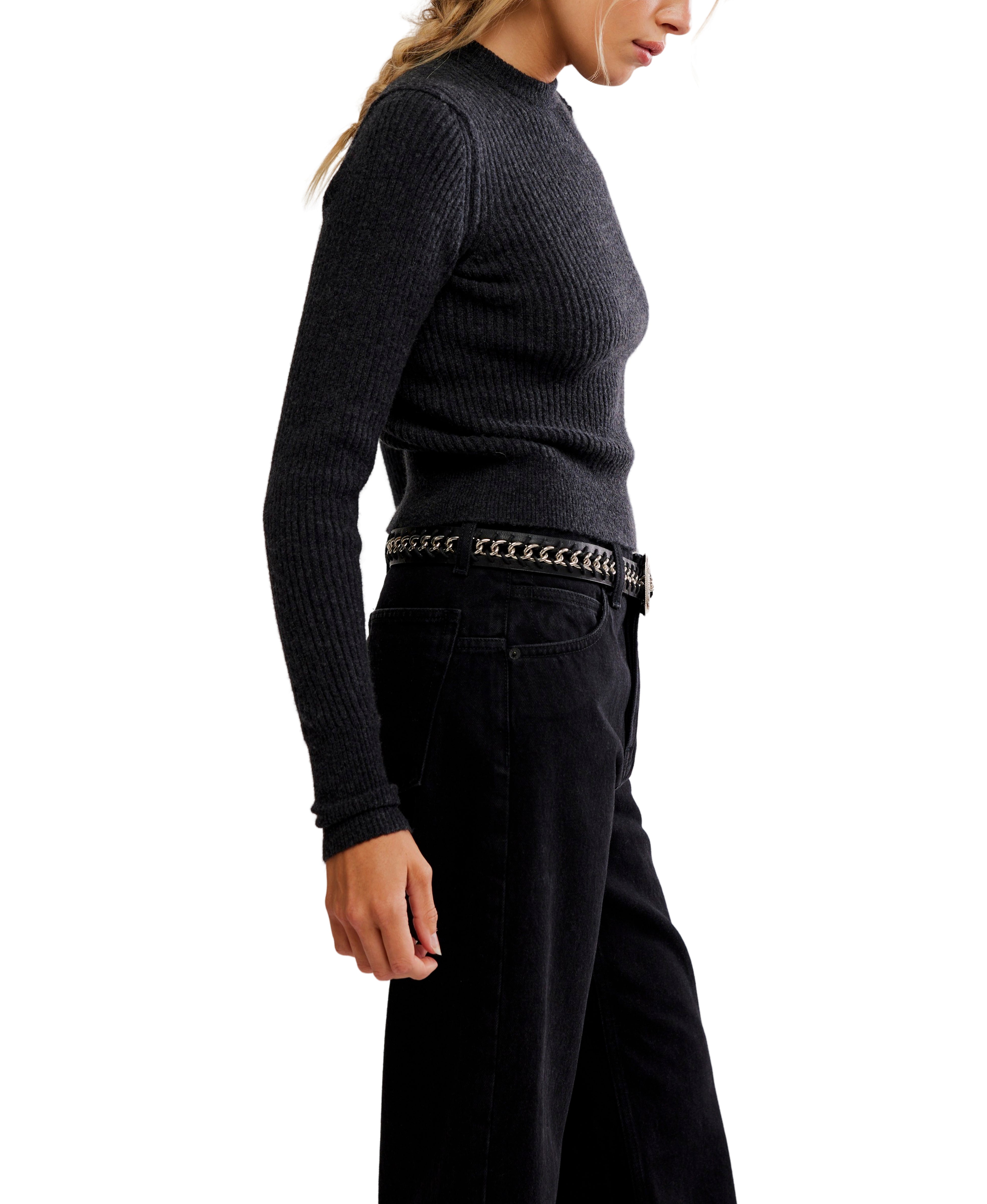 Ever After Pullover in Charcoal