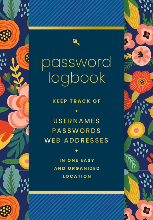 Password Logbook (Hip Floral)