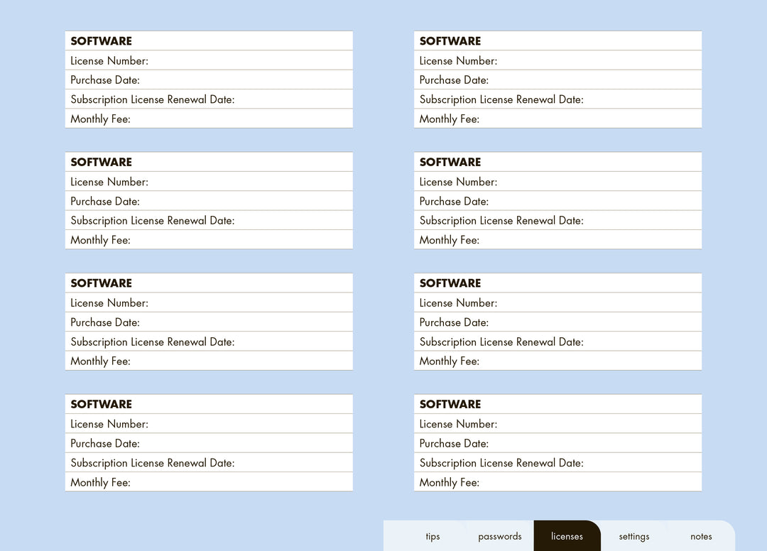 Password Logbook (Hip Floral)