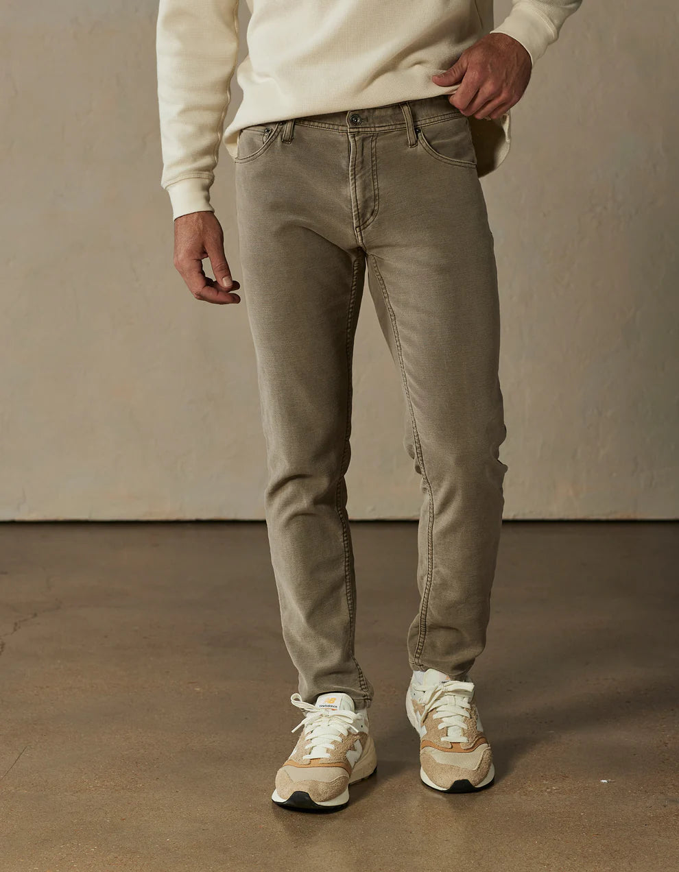 Comfort Terry Pant - Taupe