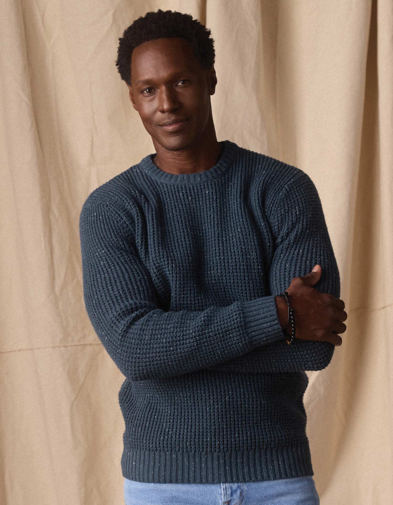 Seawool Nep Crew Sweater - Waterloo