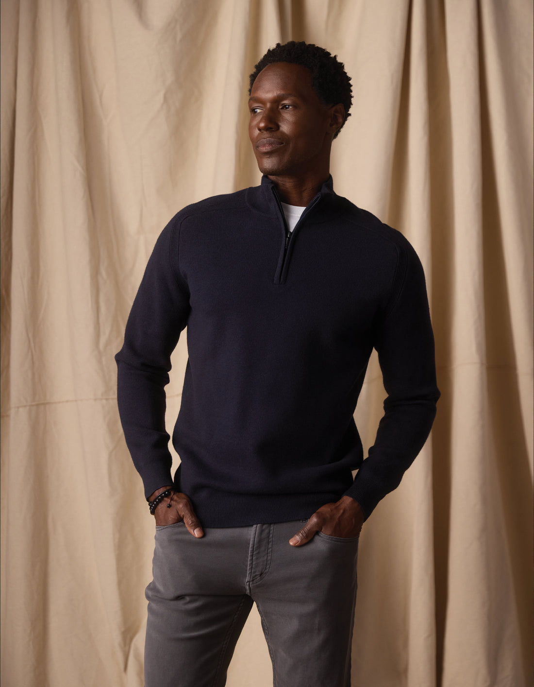 Coopers Landing Quarterzip - Navy
