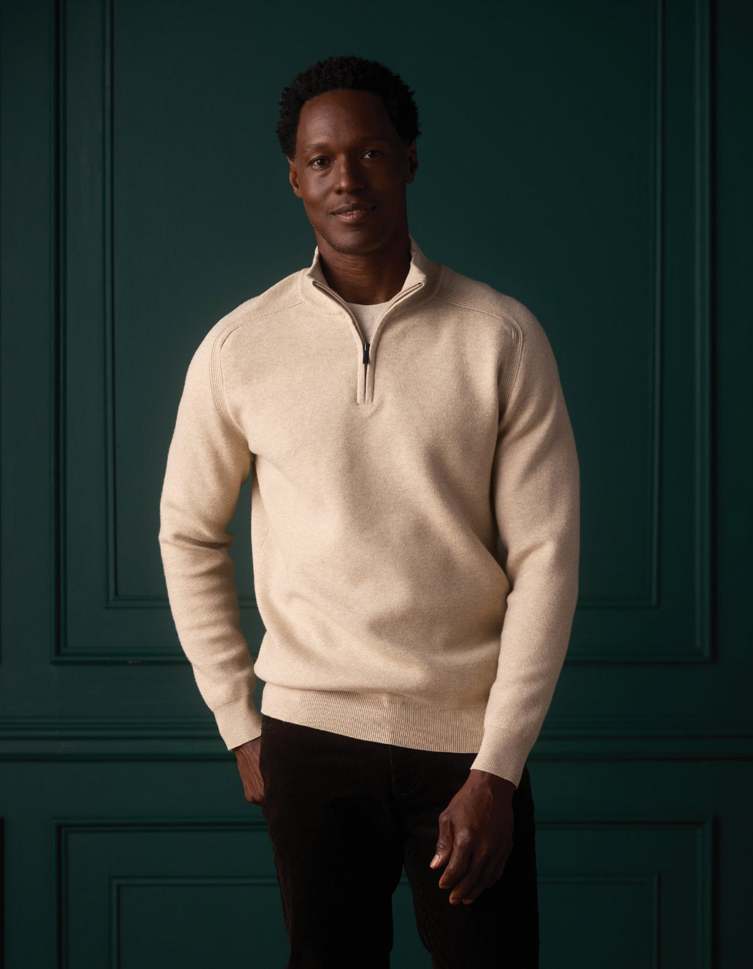 Coopers Landing Quarterzip - Oatmeal