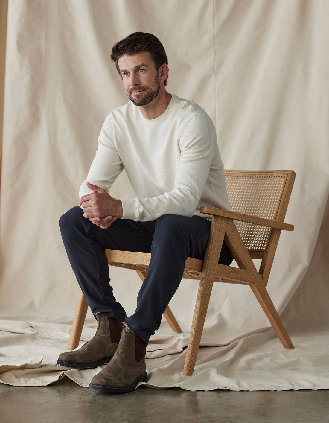 Comfort Terry Pant - Navy