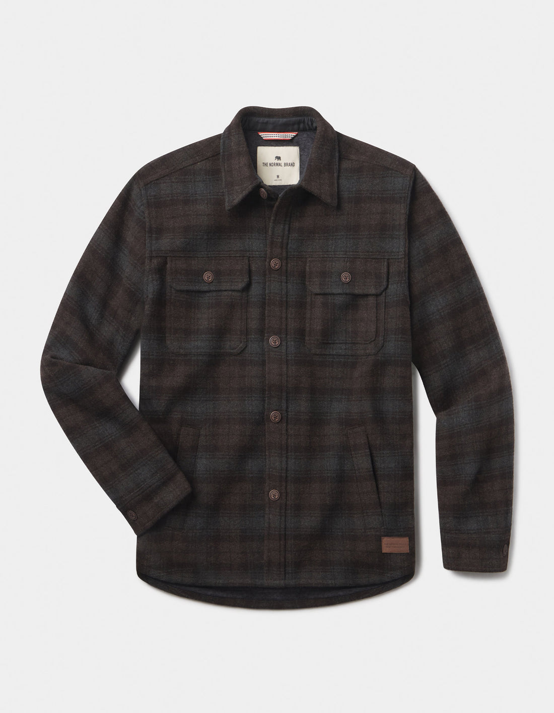 Brightside Flannel Lined Workwear Jacket - Brown Plaid