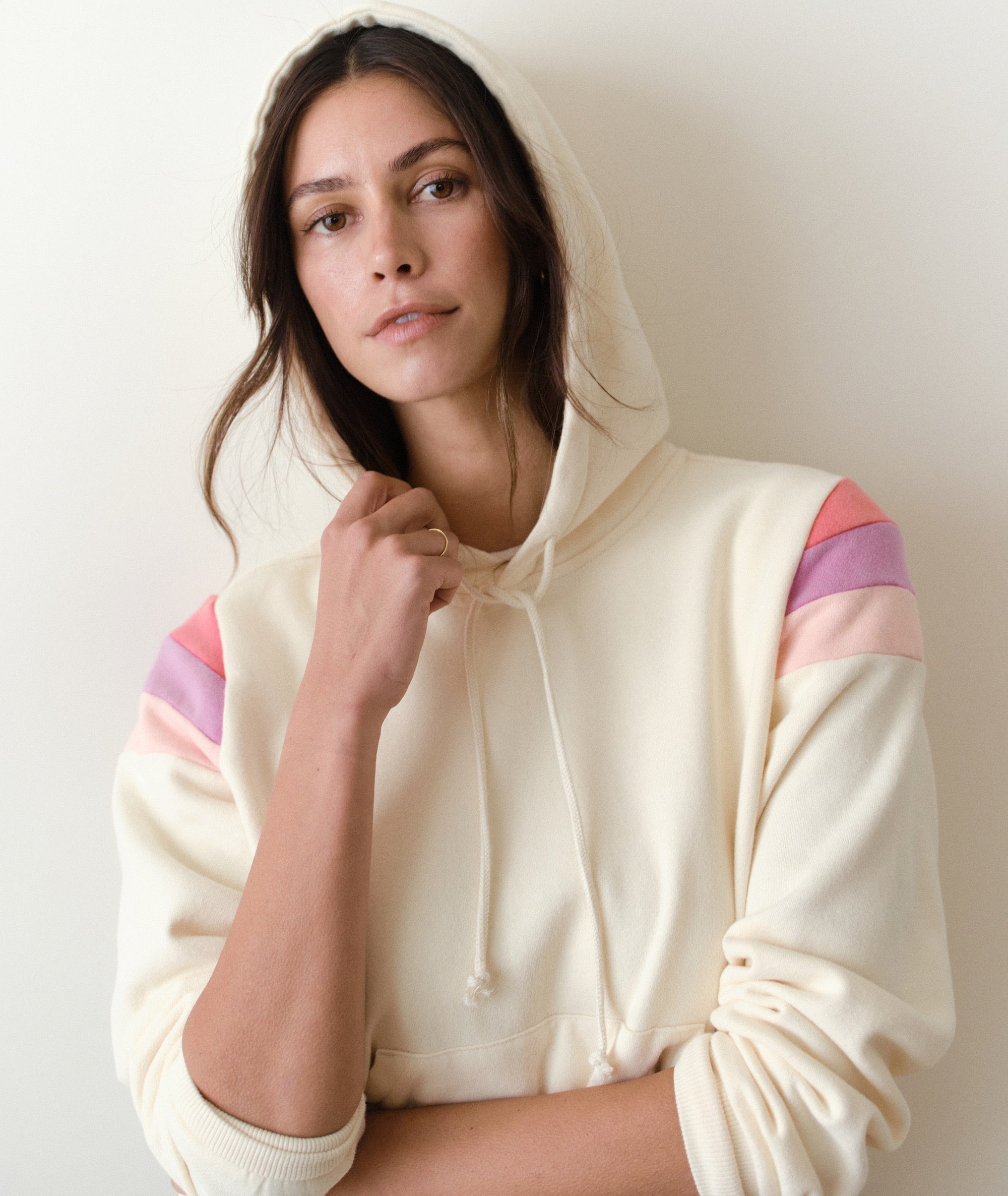 Cloud 9 Fleece Banks Hoodie - Antique White